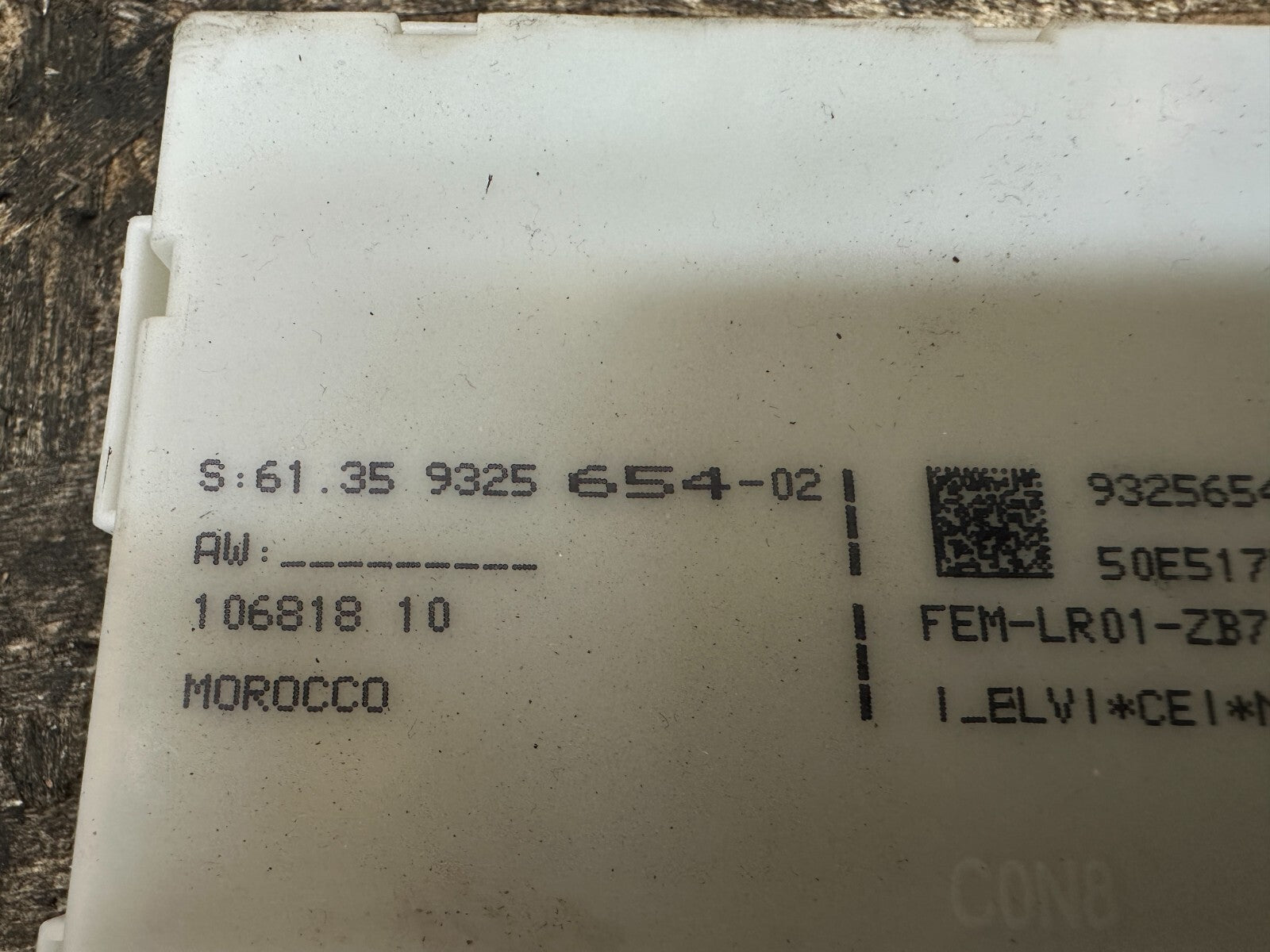 BMW 13-20 ECU+BCU(CAS IMMOBILIZER)+KEY VIN MATCHED SET F32 428xi OEM 9325654