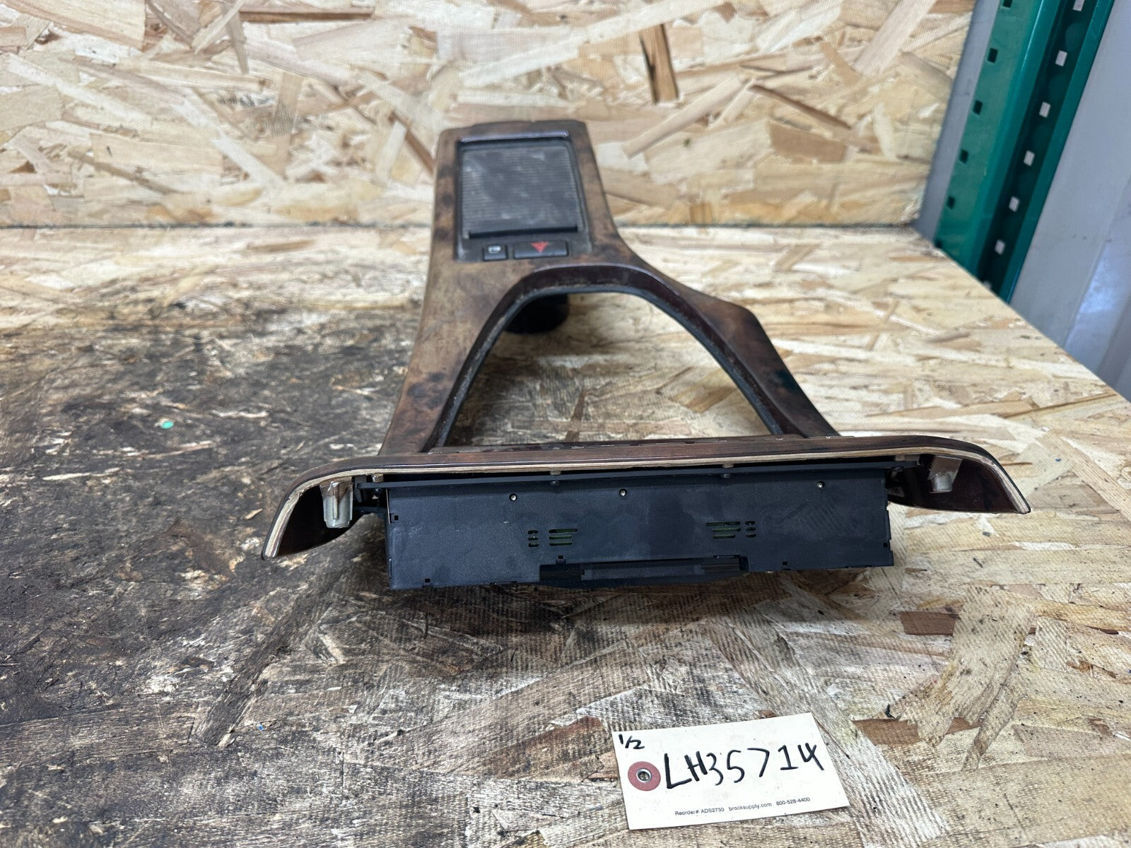 BMW 1999-2006 E53 X5 WOOD CENTER CONSOLE SHIFTER BEZEL TRIM OEM 9408021