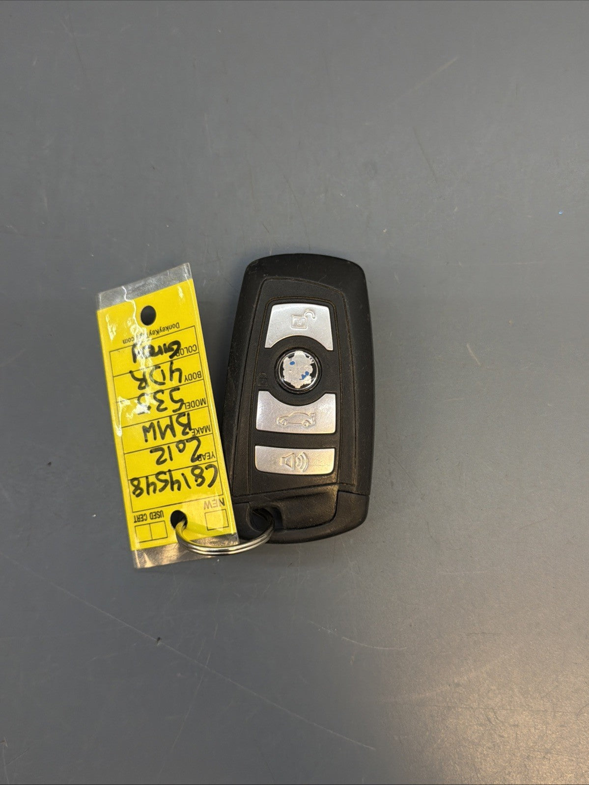 2011-13 BMW 535i ECM DME ECU ENGINE CAS4 MODULE KEY 7638781 0261S08148