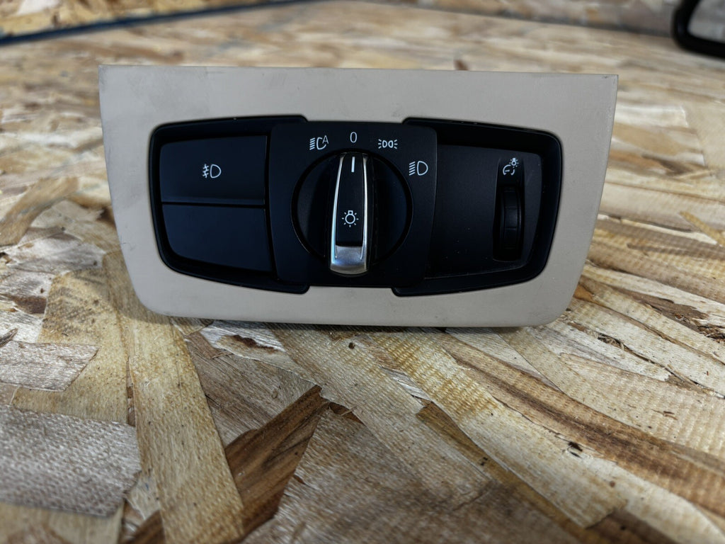 12-18 BMW 428I 328I F30  FRONT DASH HEADLIGHT FOG LIGHT SWITCH CONTROL TRIM OEM