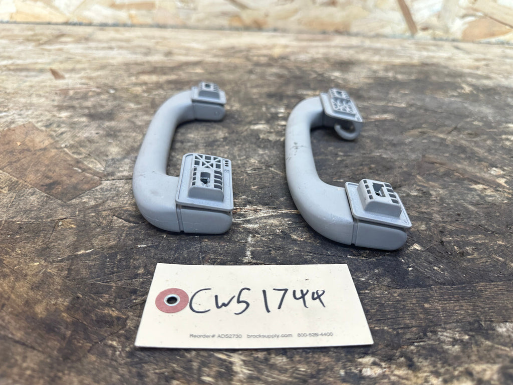 BMW 03-10 E60 5 SERIES LIGHT GRAY GRAB HANDEL SET 4 PC 9143529+9143516+9143530