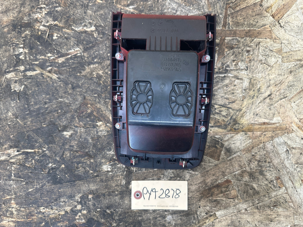 BMW 06-13 E92 E93 3 SERIES M3 REAR CENTER CONSOLE STORAGE TRAY RED OEM 8046329