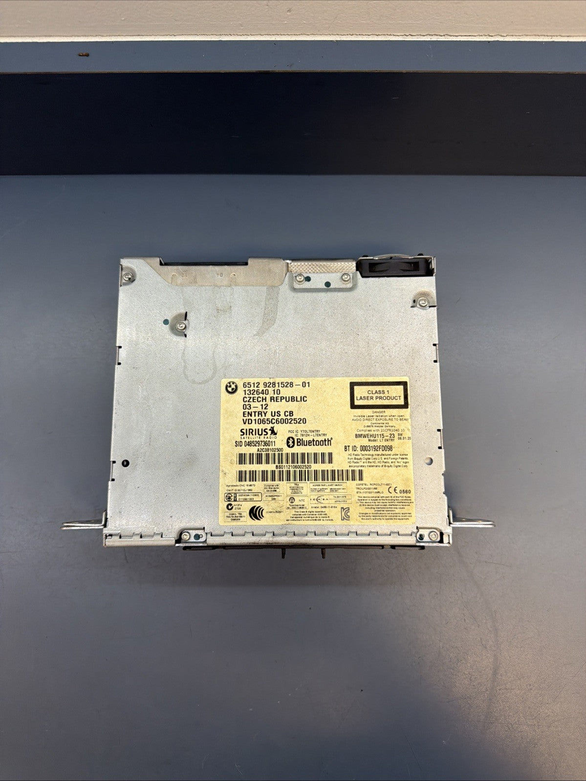 BMW F22 F30 F32 F33 F36 RADIO AUDIO MEDIA CD DISC CHANGER HEAD UNIT 9281528