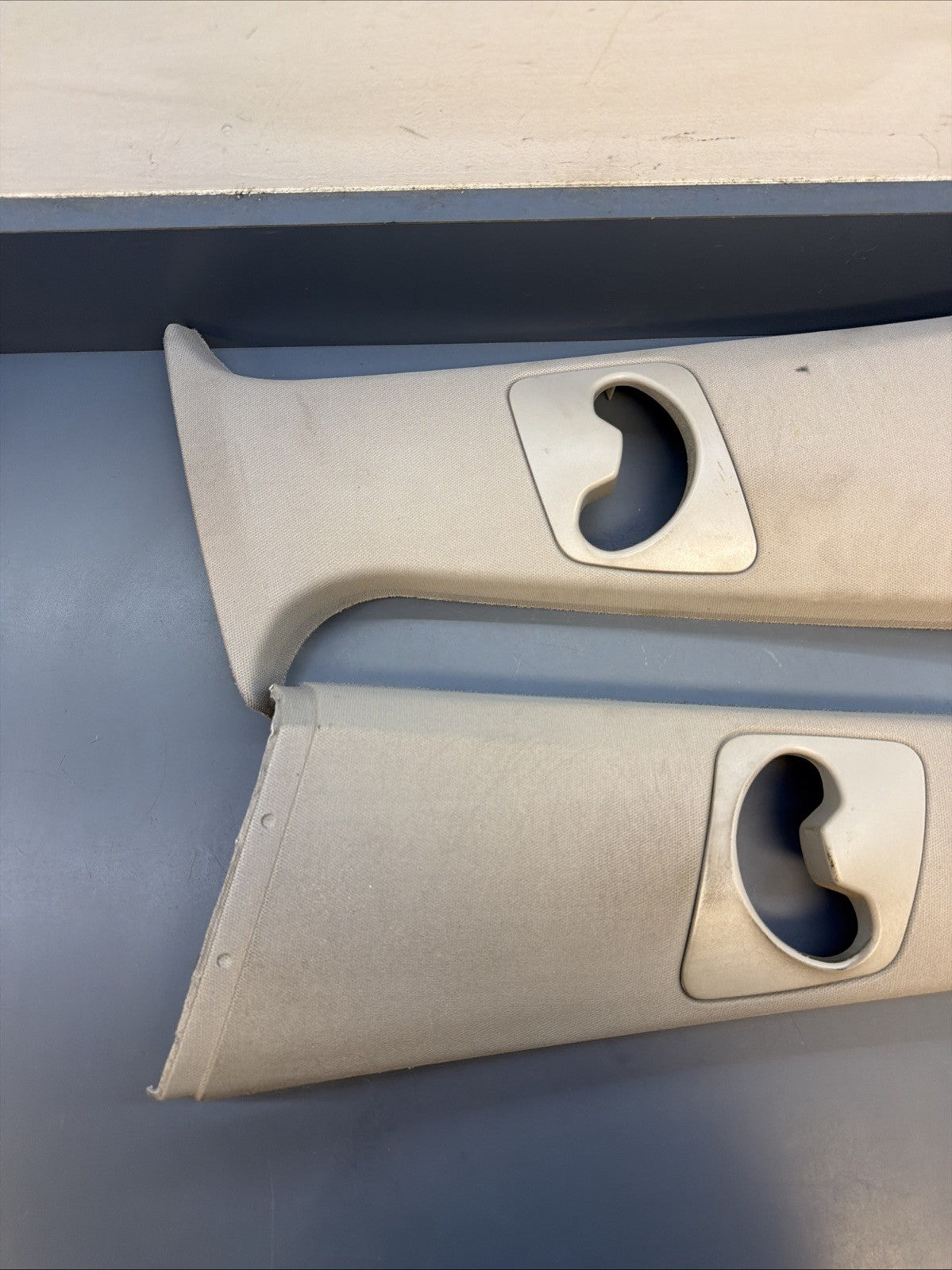 2007 - 2013 BMW X5 LEFT&RIGHT UPPER B PILLAR TRIM PANEL GRAY 7129751 7129752
