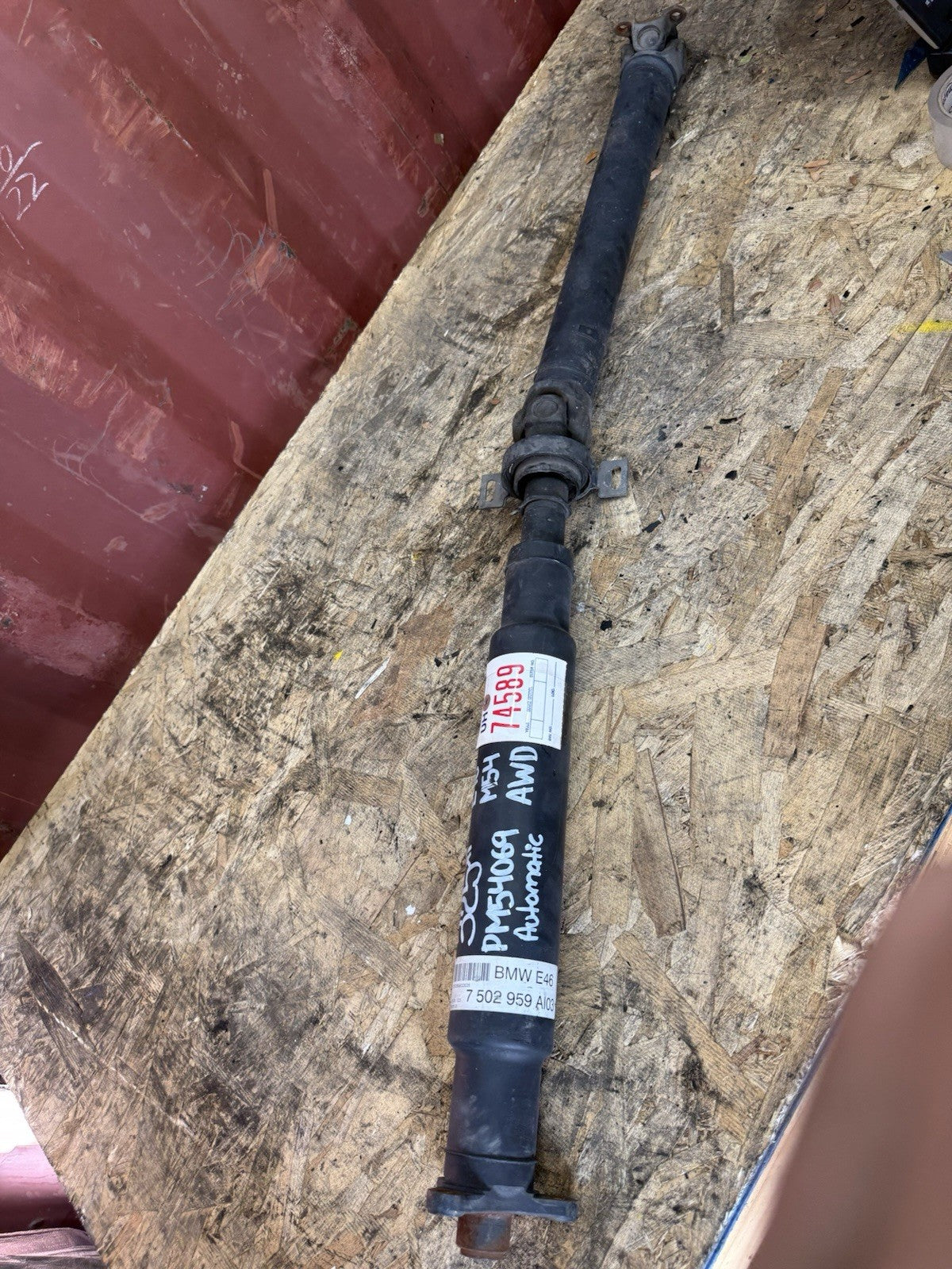 BMW 330xi E46 Rear Drive Shaft Driveshaft 2001-2005 7502959 "NOTE"