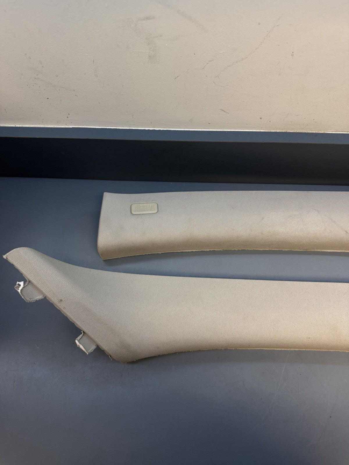 BMW E90 335xi Series 4dr Front Left & Right A Pillar Cloth Trim 7058332 7058331