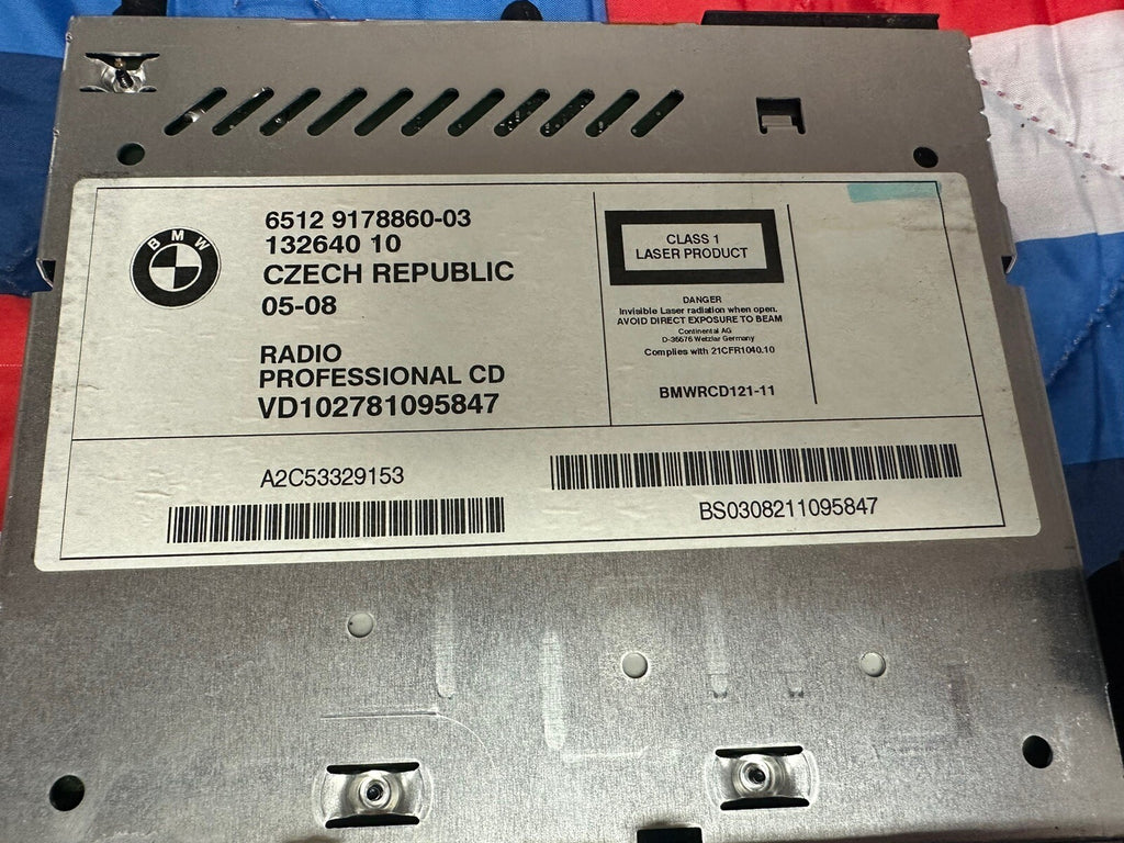 07-13 OEM BMW E82 E88 E90 E92 CD RADIO PROFESSIONAL TUNER RECEIVER CD PLAYER
