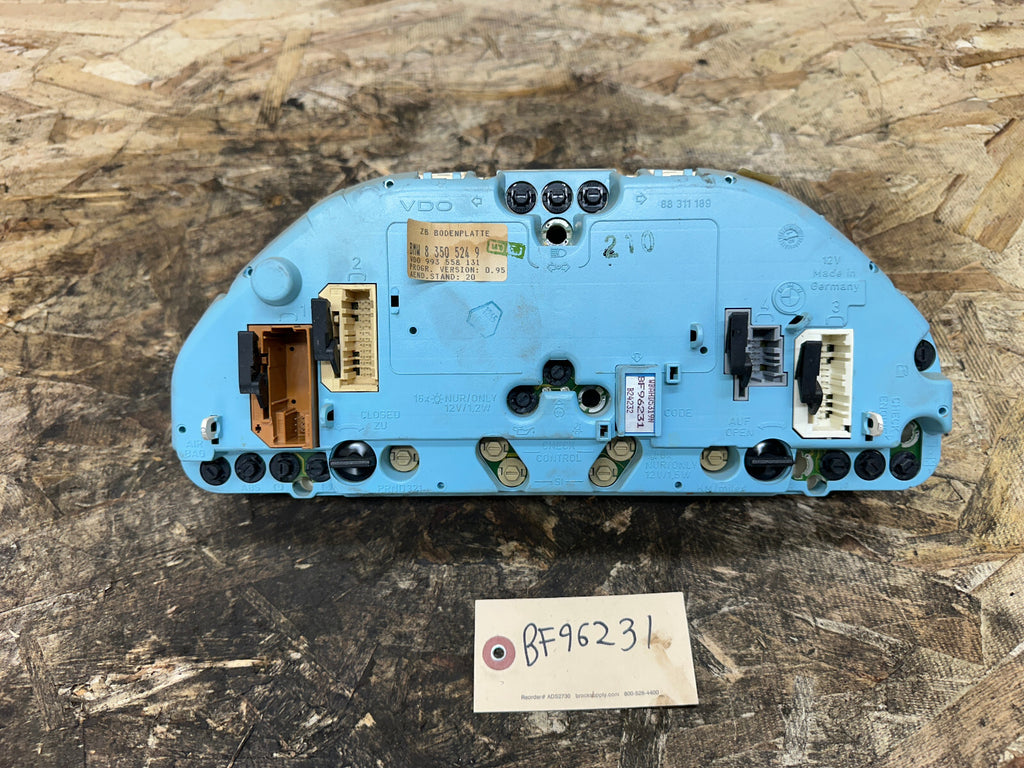 BMW 87-96 E34 5 SERIES SPEEDOMETER INSTRUMENT CLUSTER MPH OEM 8350524/8351832