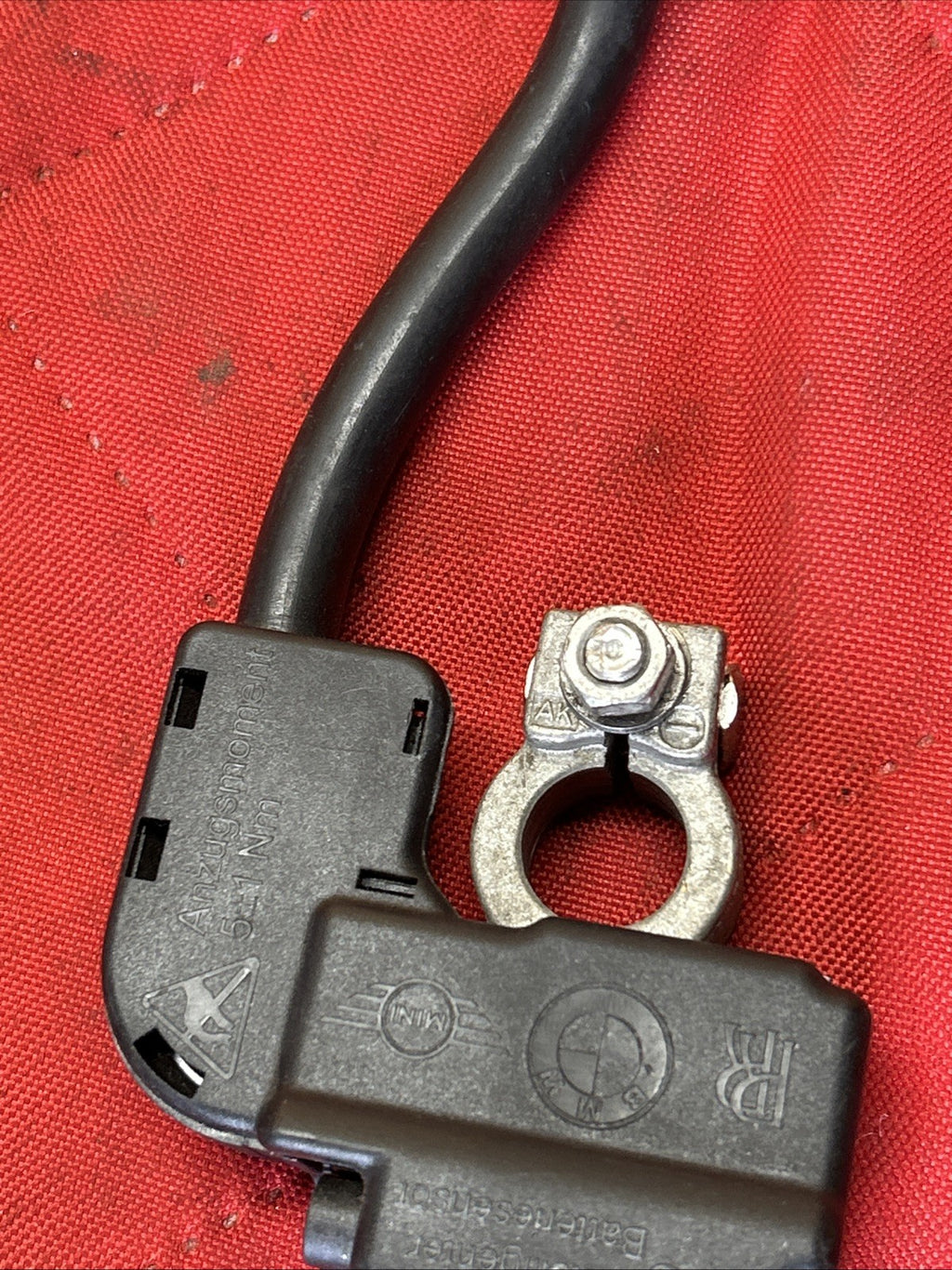 06-13 BMW X5 E70 E90 328i 325i Rear Trunk Battery Negative Cable 9164352