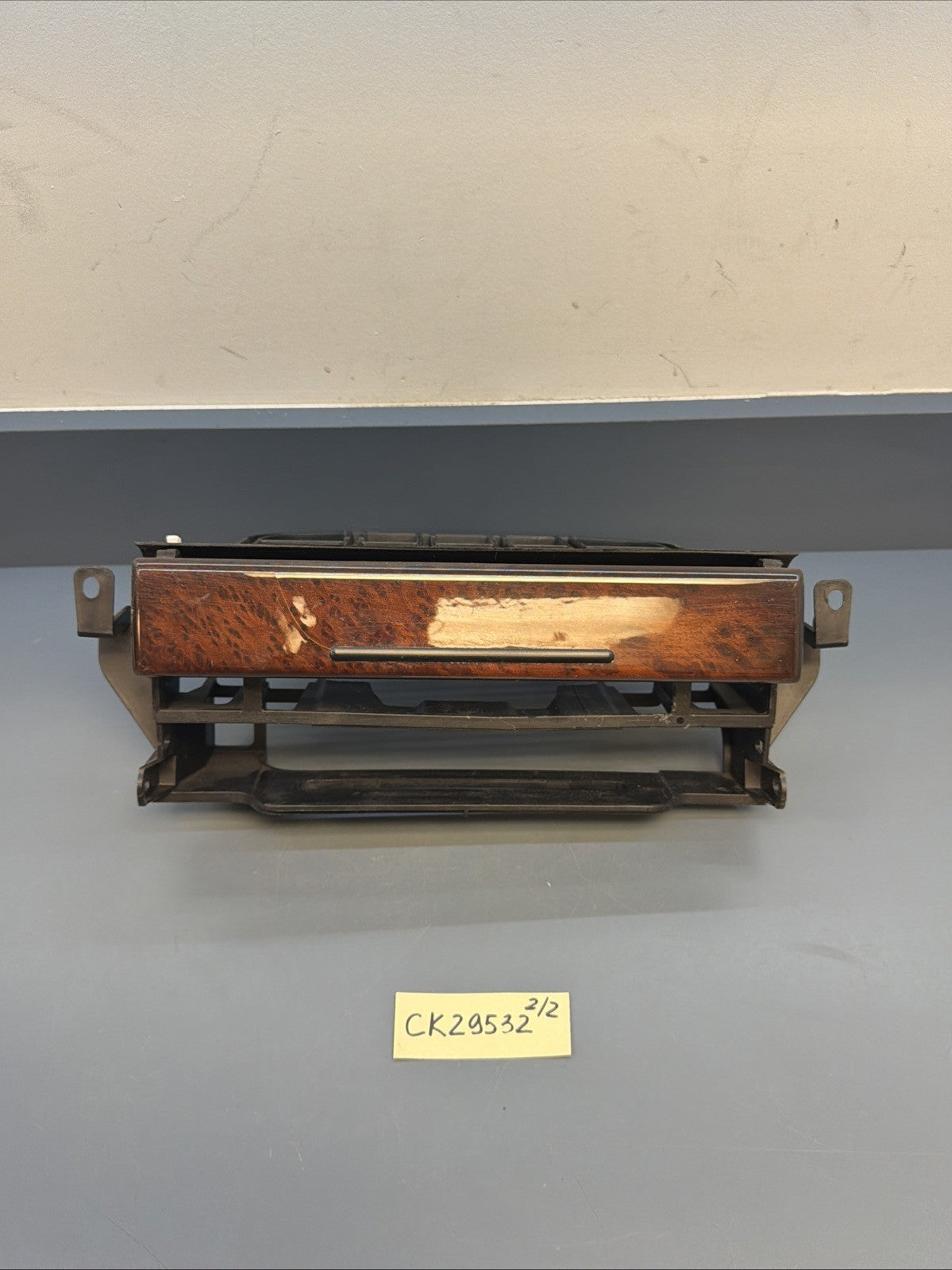 97-03 OEM BMW E39 525 528 530 540 Center Console Tray Panel Wood Trim 8184159