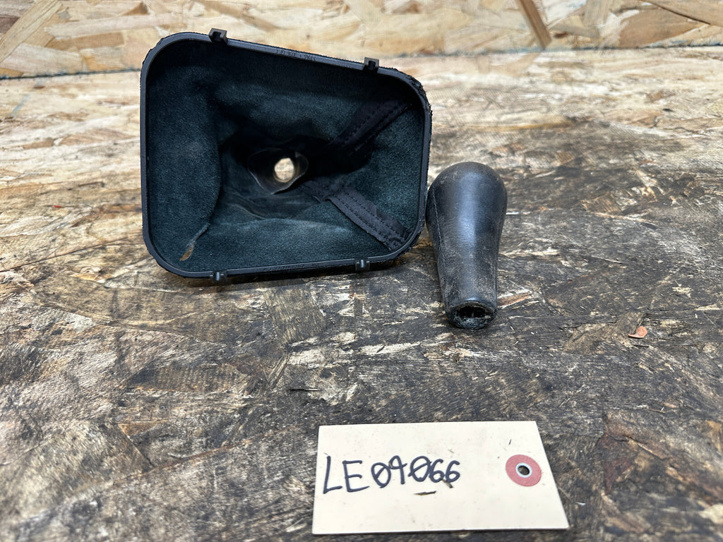 BMW 95-02 E36 E36/7 3 SERIES Z3 torn BLACK SHIFTER BOOT+KNOB