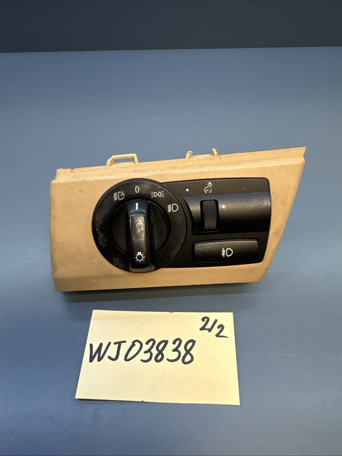 07-10 BMW X3 E83 Headlight Fog Light Control Switch Front Left Driver Side