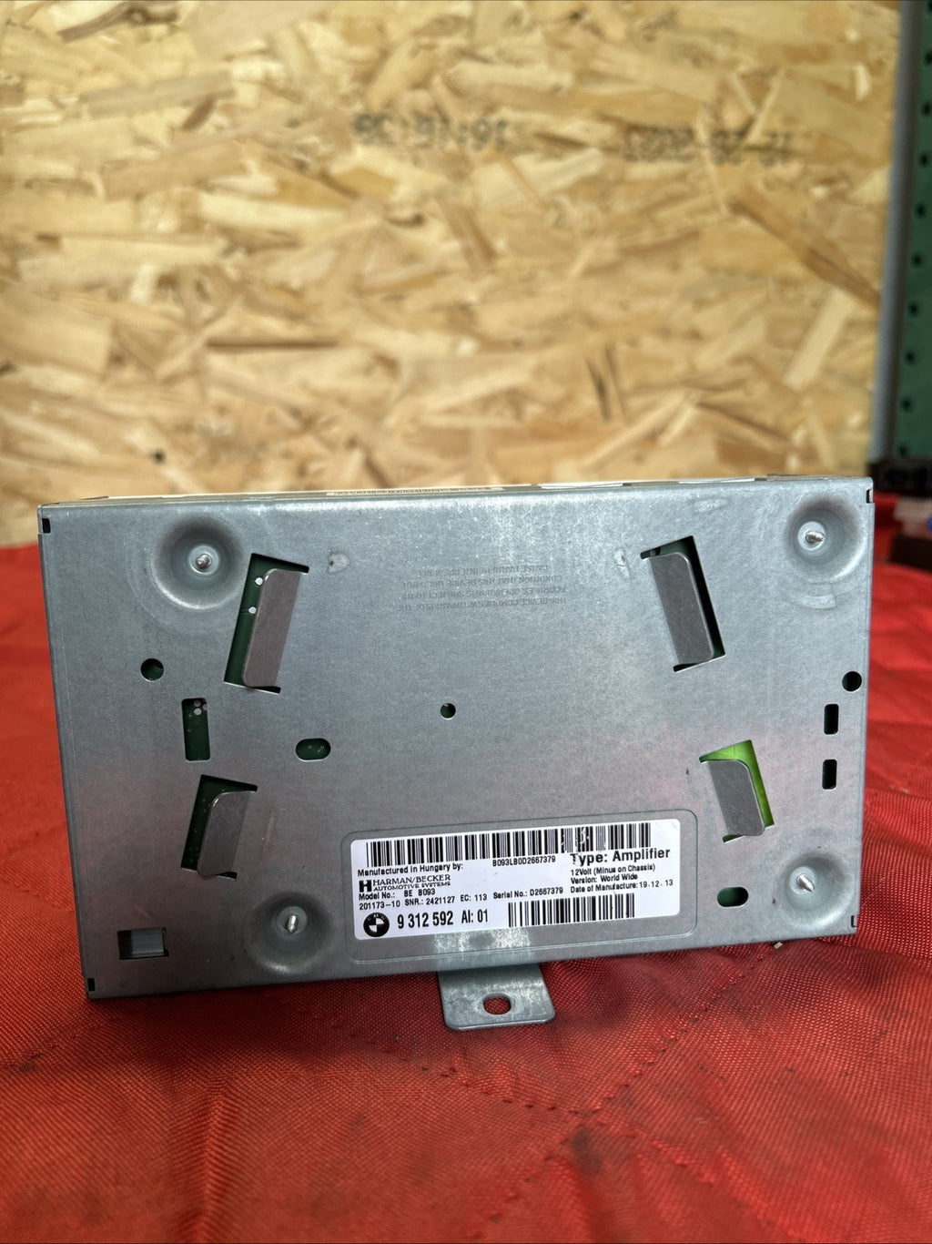2011-2016 BMW F10 5 Series Harman Becker Amplifier 9312592 65129312592 Used OEM