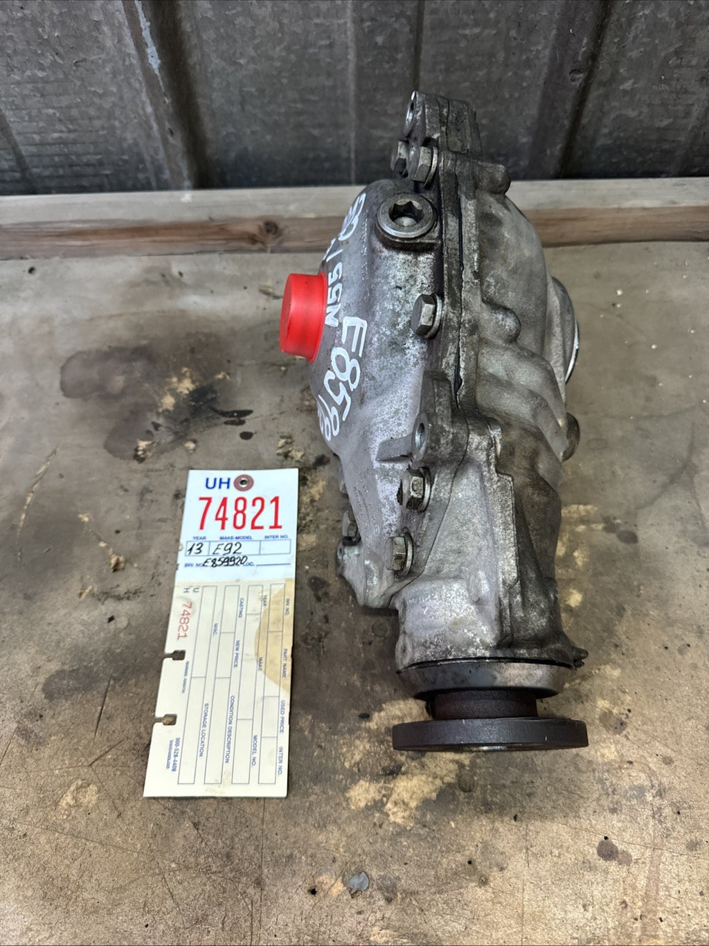 Front Differential Carrier E92 335XI  Drive AWD Diff OEM BMW 7533433 3.91 RATIO