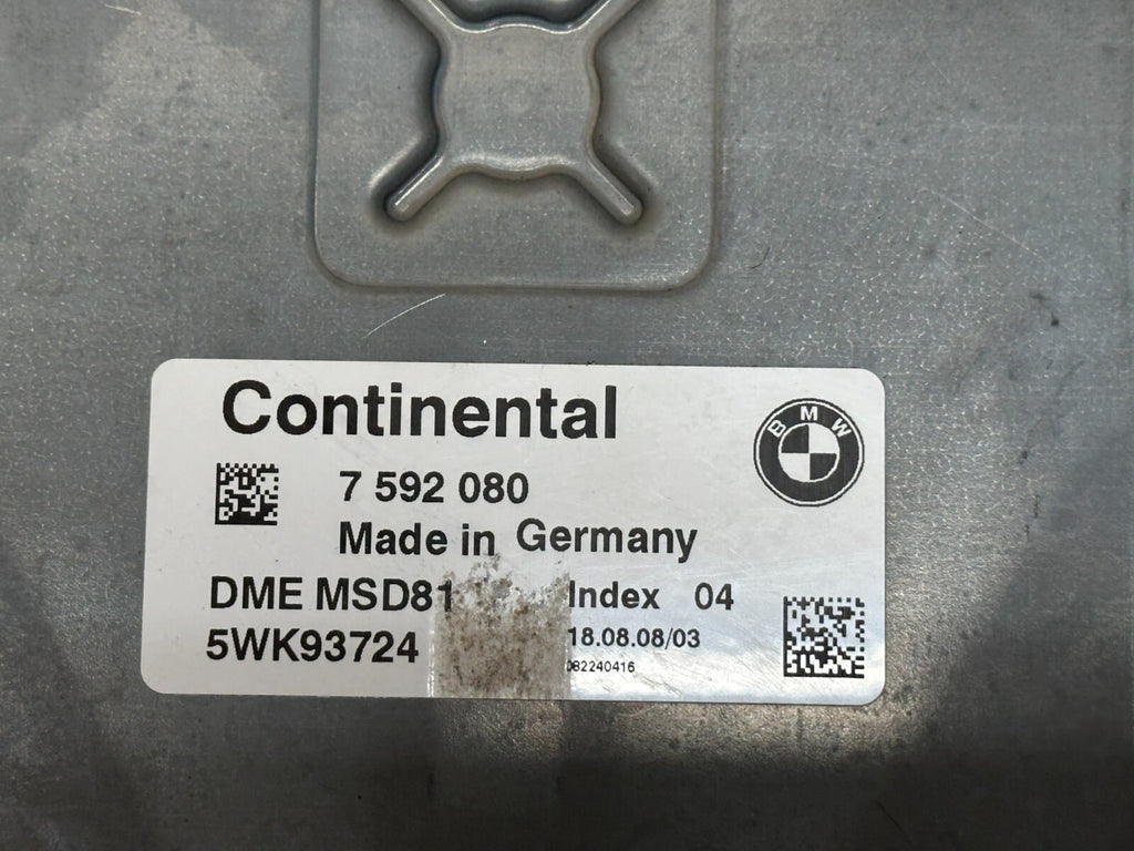 BMW 2006-2010 E92 PRE LCI ECU/BCU(IMMOBILIZER)/KEY VIN MATCHED SET OEM 7592080