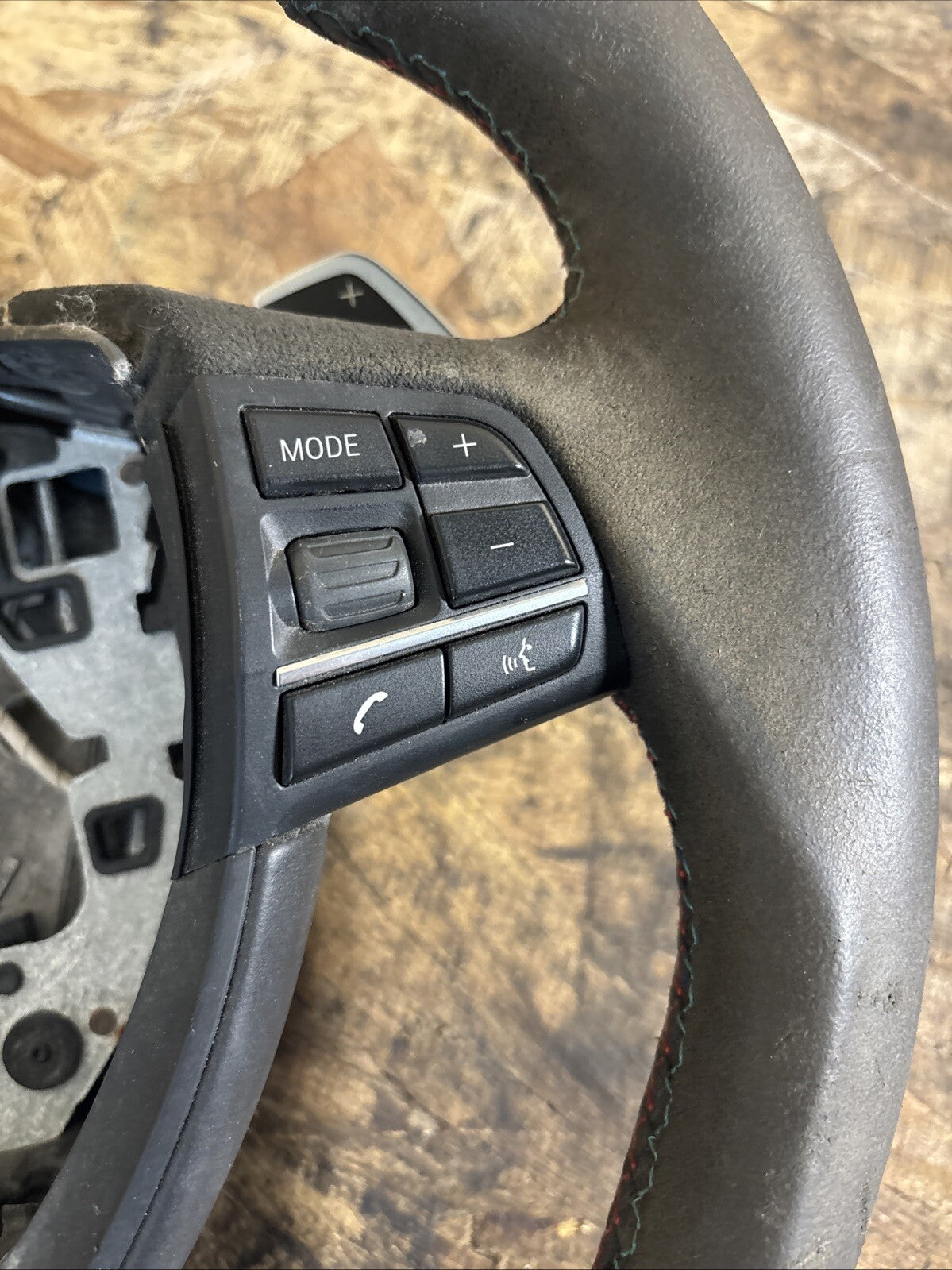 11 12 13 14 15 16 BMW 528i Heated Leather Sport Steering Wheel; Black 3233679089