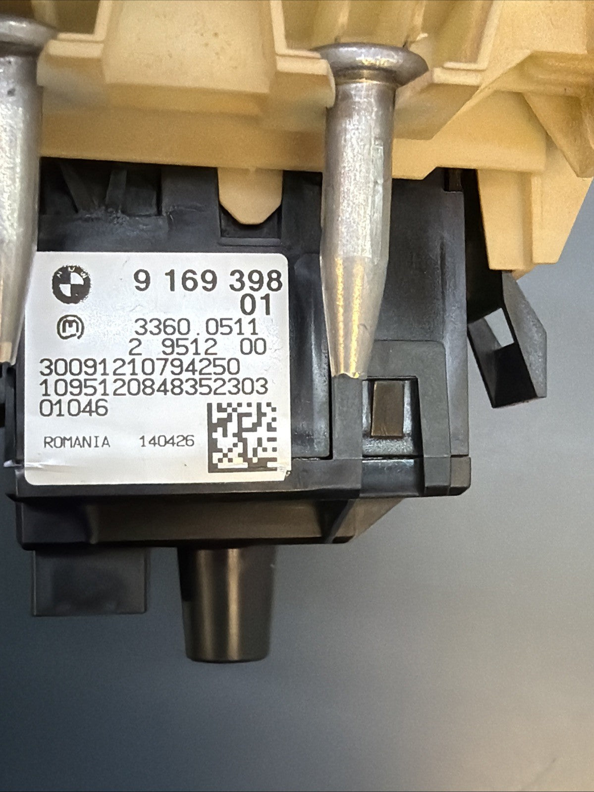 06-11 BMW E90 E92 328i 335d Headlight Control Switch Unit BEIGE 9169398 OEM