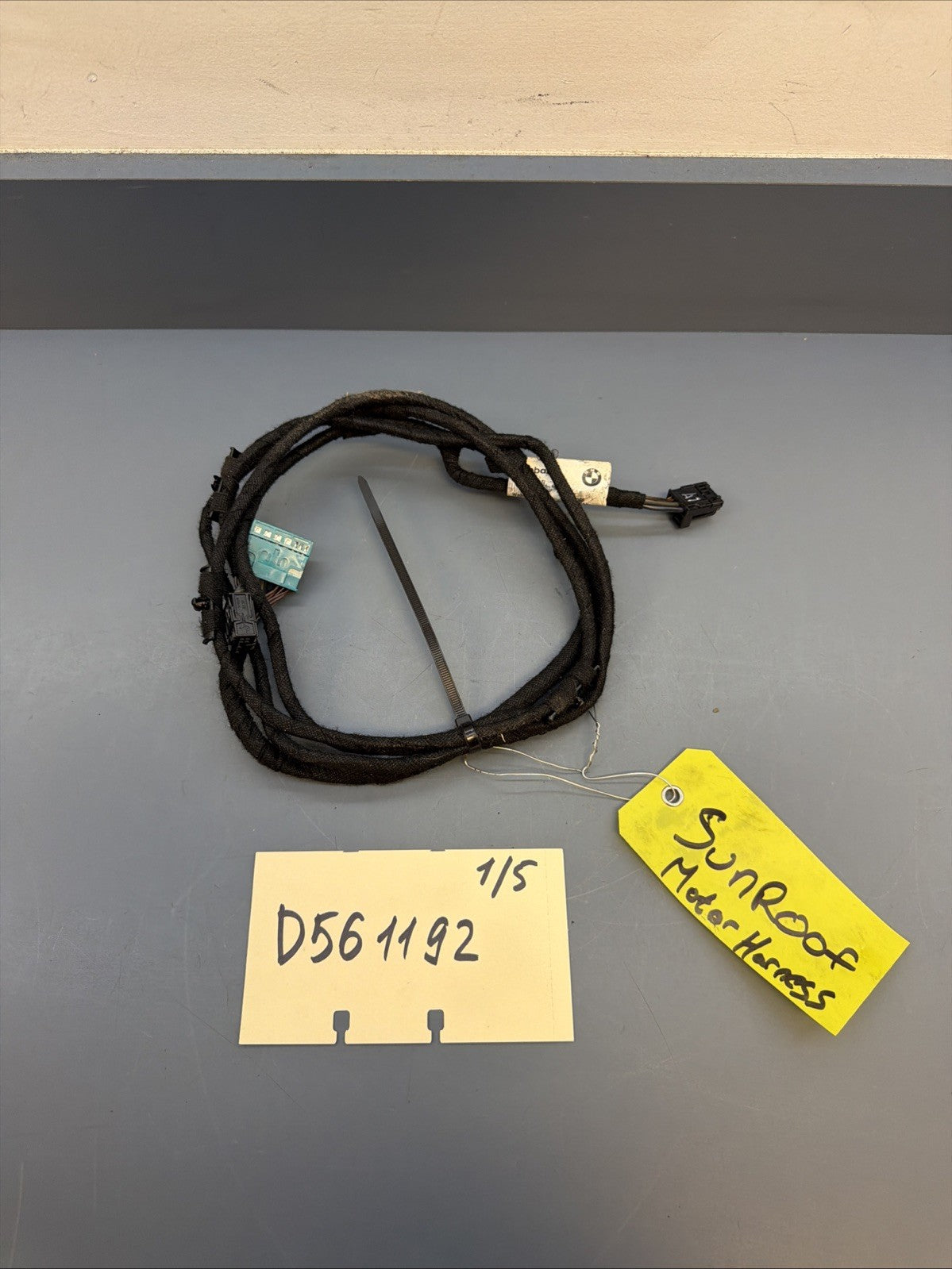 14-16 BMW 3 SERIES 328I GT F34 SUNROOF WIRE WIRING HARNESS LOOM CABLE 1730706