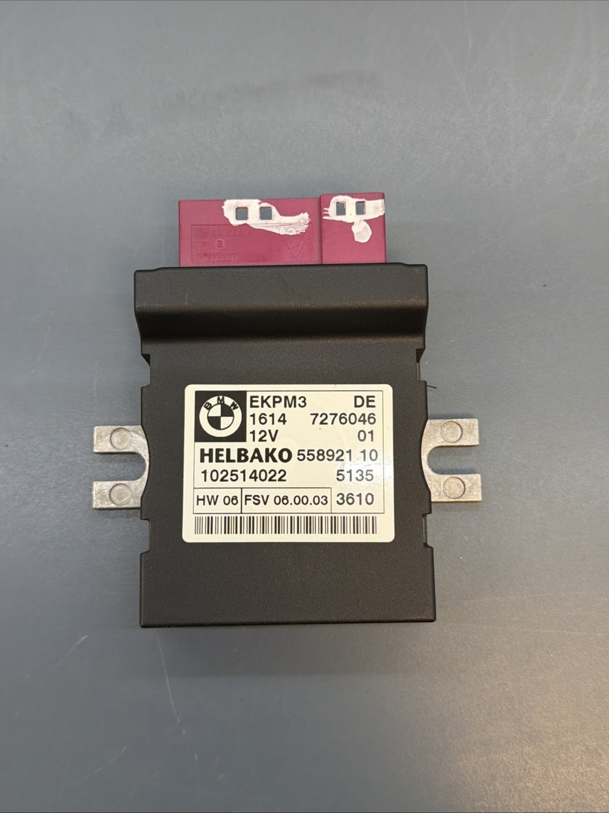 06-14 BMW E90 E92 E91 E88 E70 E71 E84 E89 Fuel Pump Control Module 7209286 EKPM3