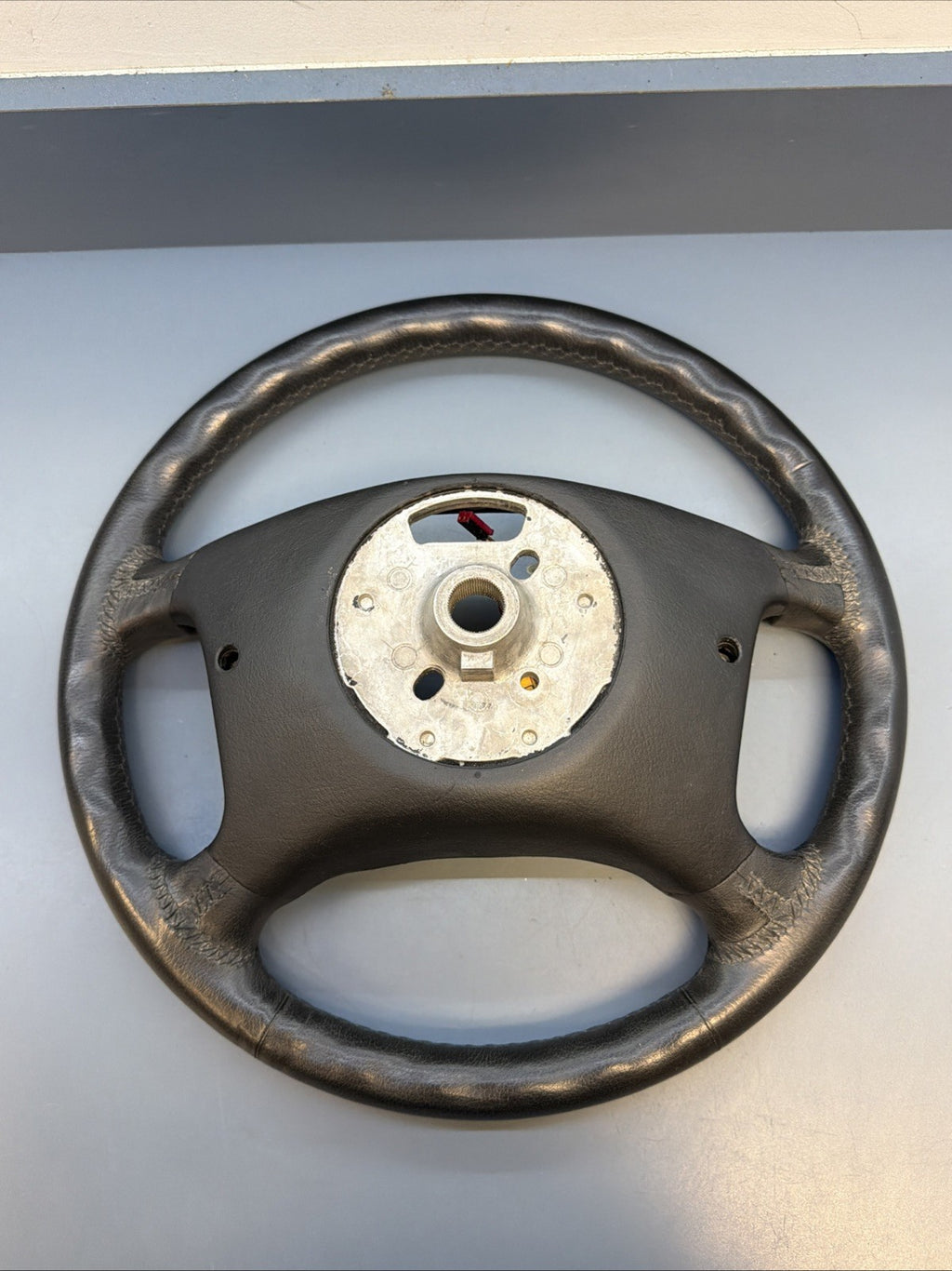 95-03 OEM BMW E39 E38 528 740 750 Left Driver Leather Steering Wheel 6753739