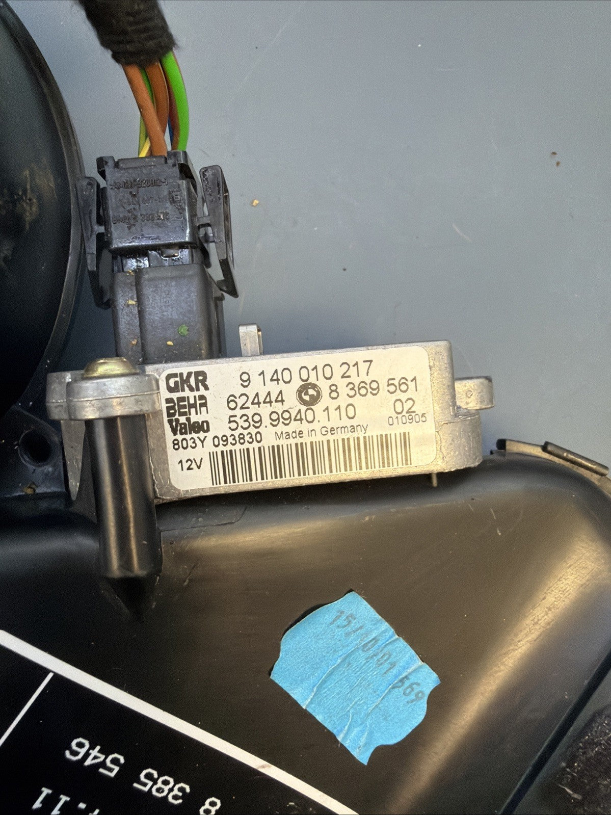 00-06 BMW E53 X5 REAR HVAC A/C HEATER BLOWER FAN MOTOR 8385546 OEM