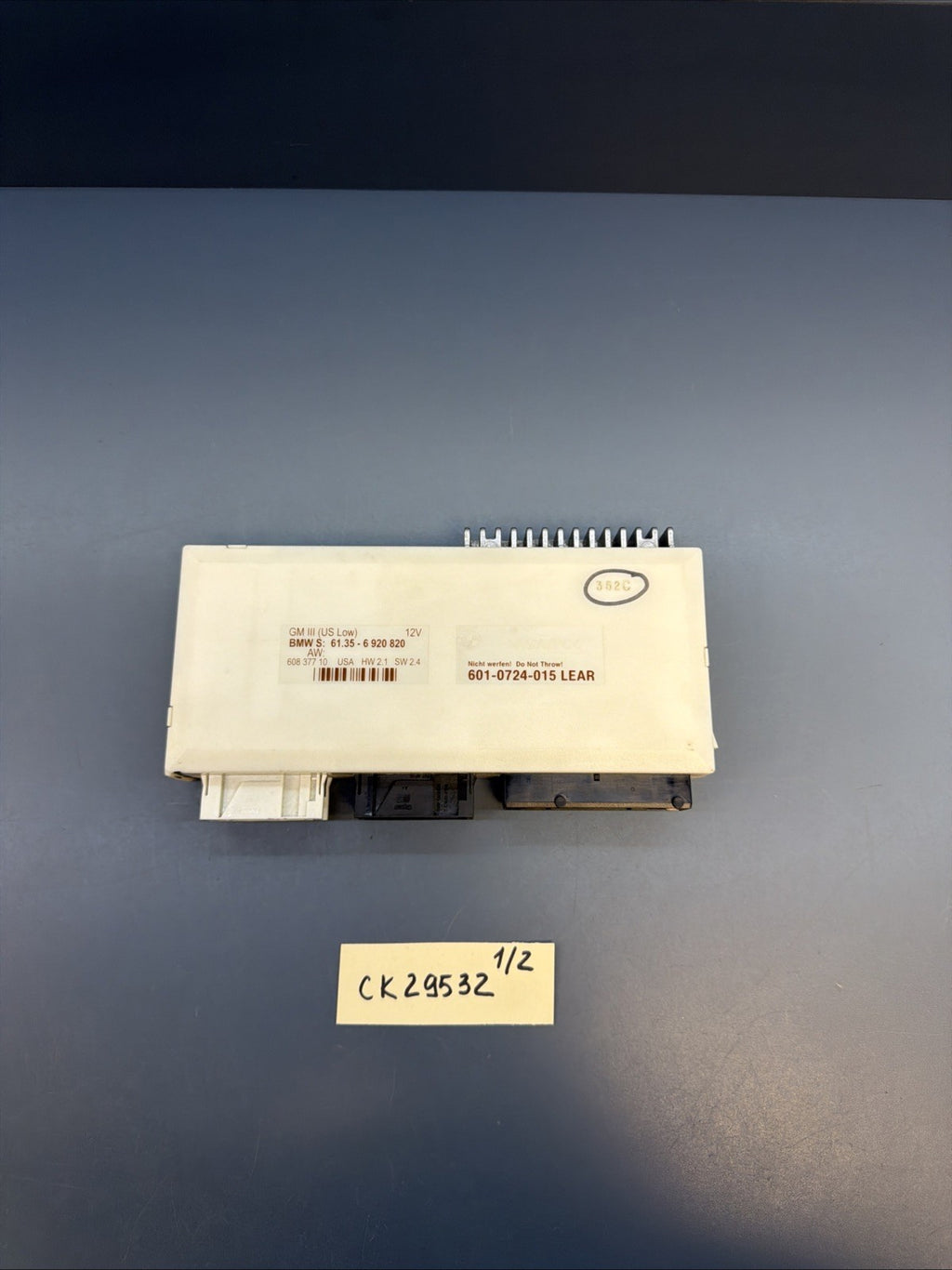 99-03 BMW E38 E39 540i 525i 530i BODY CONTROL MODULE GM III BCM 6135 6920820