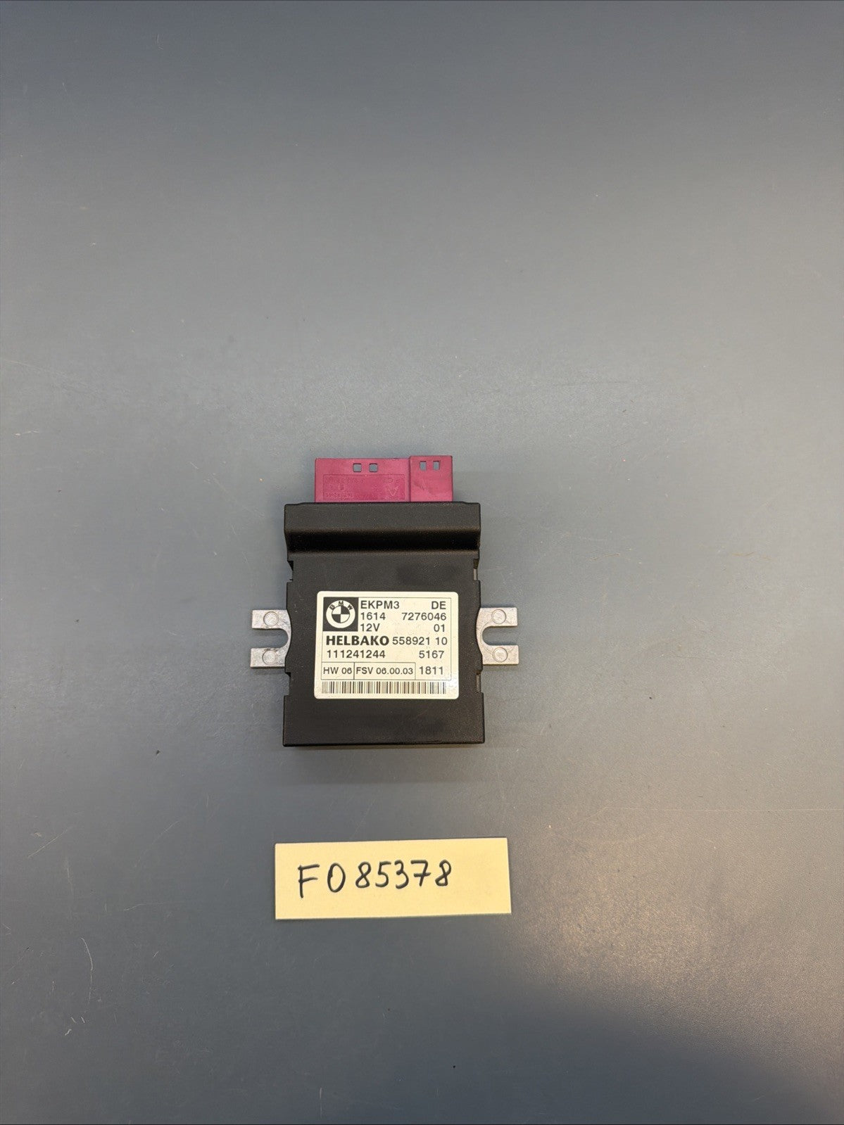 2007-2013 BMW E90 E92 E93 328i 335i FUEL PUMP CONTROL MODULE EKPM3 OEM 7276046