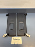 BMW F30 F36 F32 LEFT RIGHT SUN VISOR SHADE PANEL BLACK SET OEM 67313611 67313612