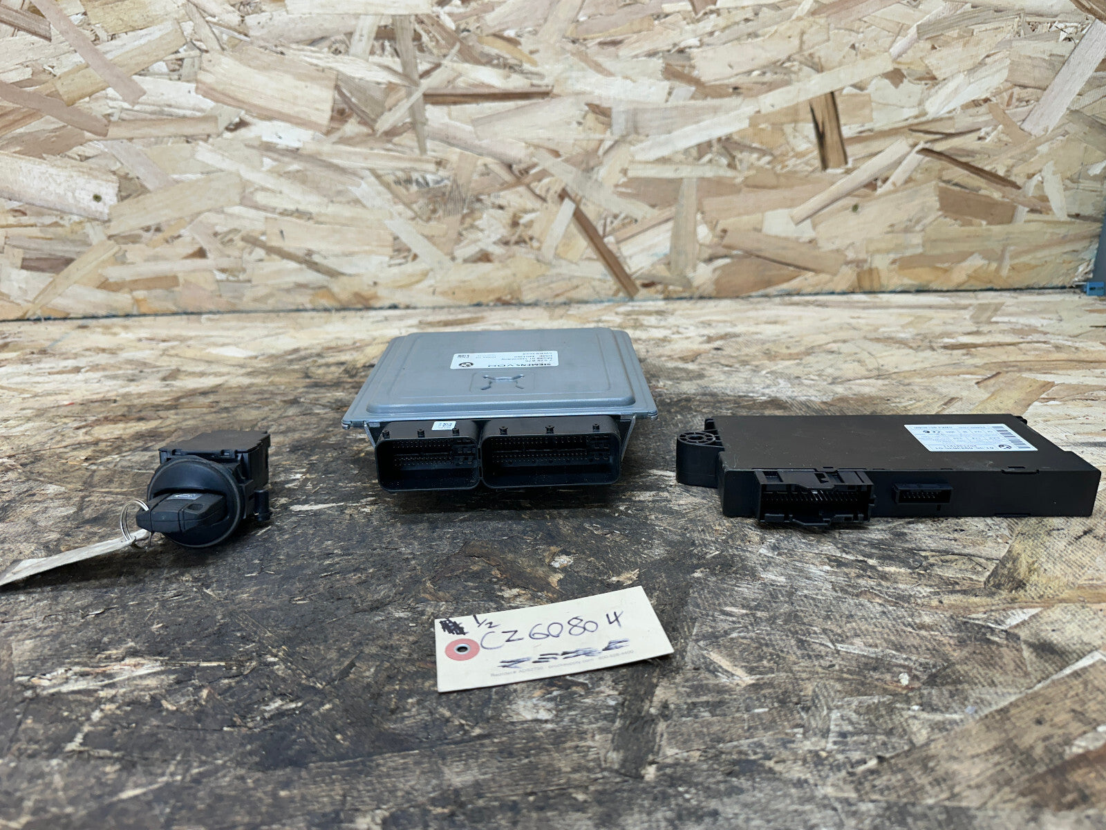BMW 7-10 E60 E90 E82 N54 ENGINE ECU+CAS IMMOBILIZER+ MSD80 OEM 7575875