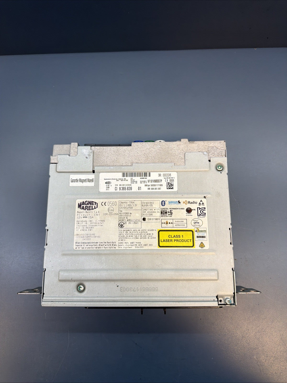 BMW F22 F30 F33 2/3/4 SERIES AUDIO RADIO SAT CD PLAYER ENTRY UNIT OEM 9365839