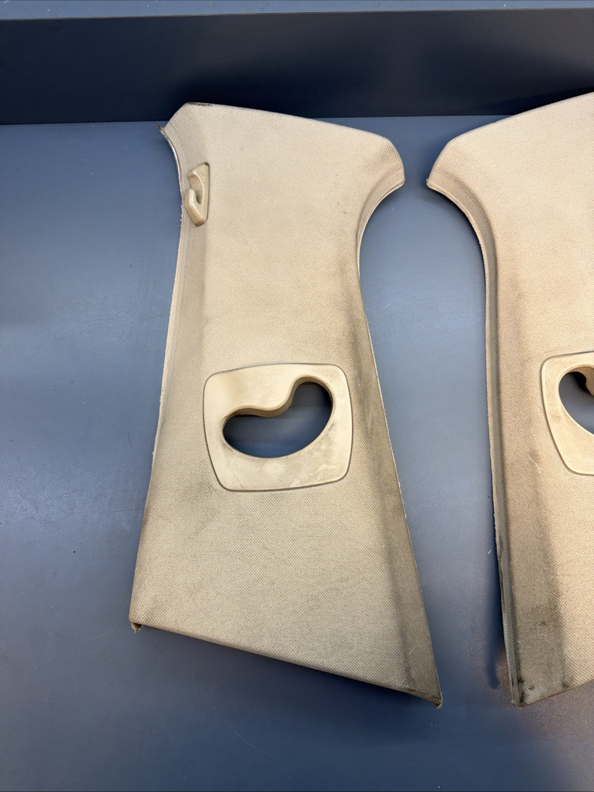 BMW 5 Series F10 F11 Trim B Pillar 9116349 9116350 Trim Cover Oyster Beige