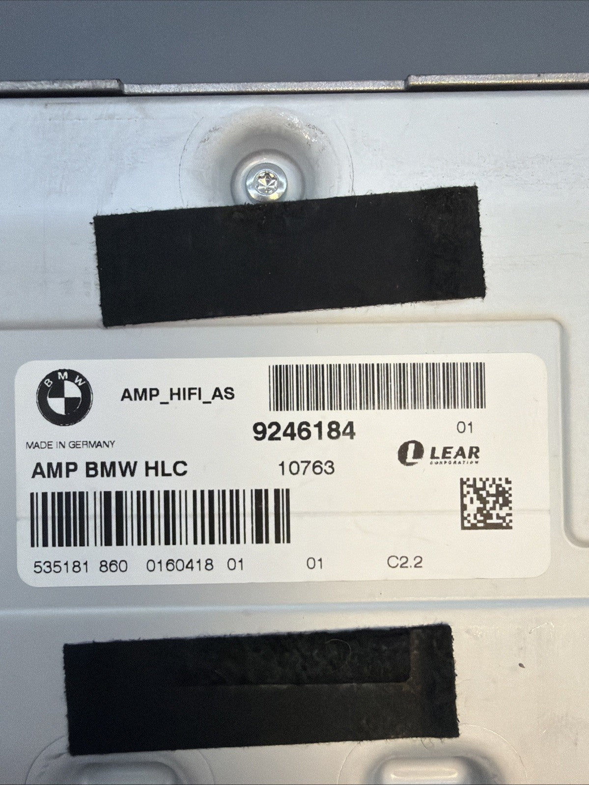 07-11 BMW E90 E92 328i 335i 335d M3 HiFi Audio Music Amplifier 9246184 OEM
