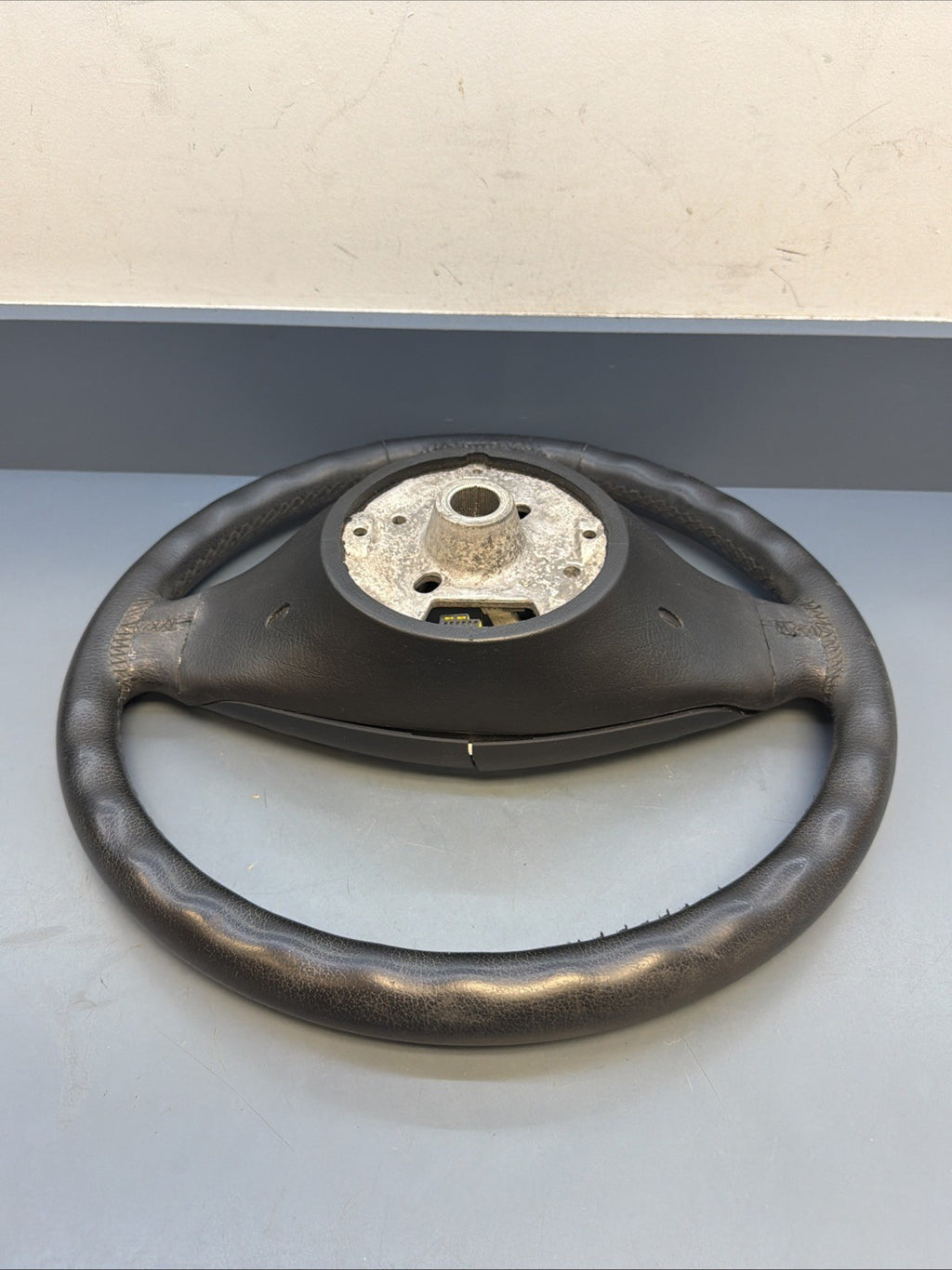 BMW 99-06 E46 3 SERIES BLACK LEATHER SPORT STEERING WHEEL OEM 101493/6760659