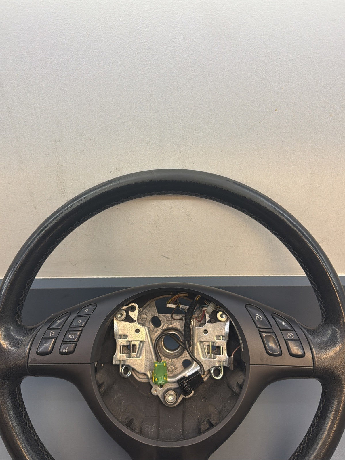 BMW 99-06 E46 3 SERIES BLACK LEATHER SPORT STEERING WHEEL OEM 101493/6760659