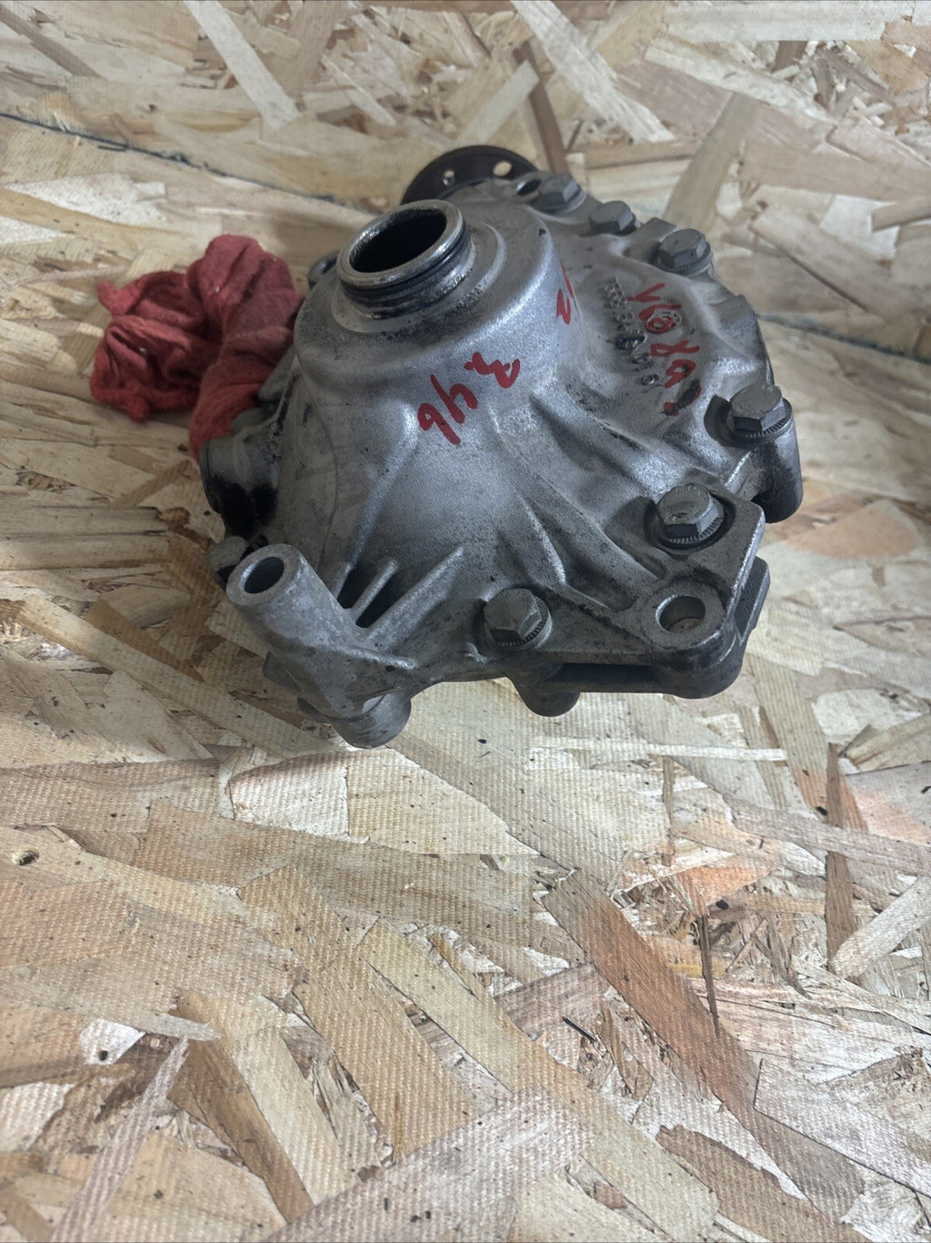 2010 750 F02 Front Differential Carrier Final 3.46 Drive AWD Diff OEM BMW