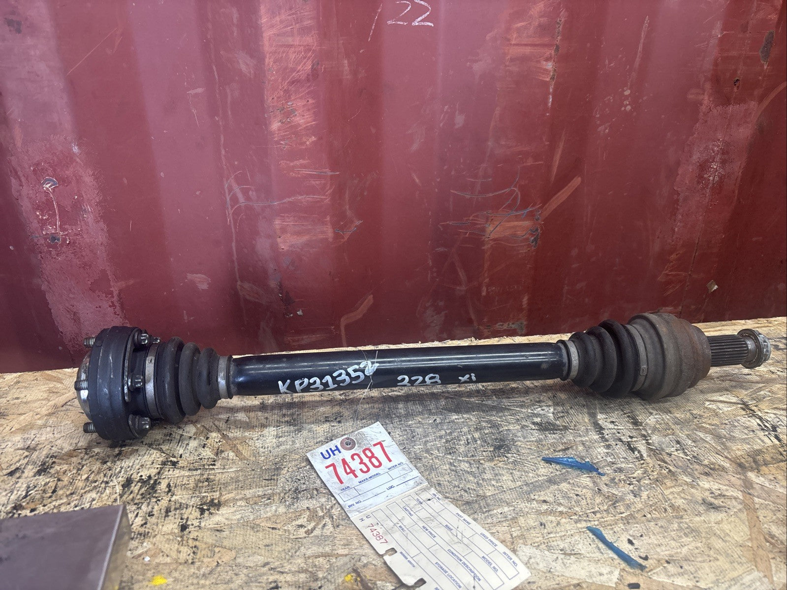 BMW OEM CV AXLE REAR RIGHT  3 SERIES E92 USED N54 ENGINE 2007-2010 3320 7580326