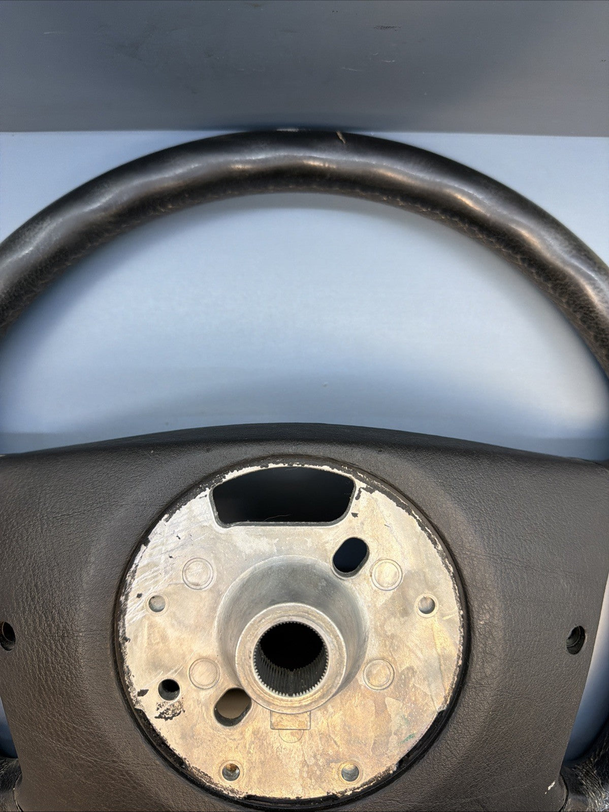 2004-2006 BMW X3 E83 4-Spoke Steering Wheel Black Leather OEM 3411790