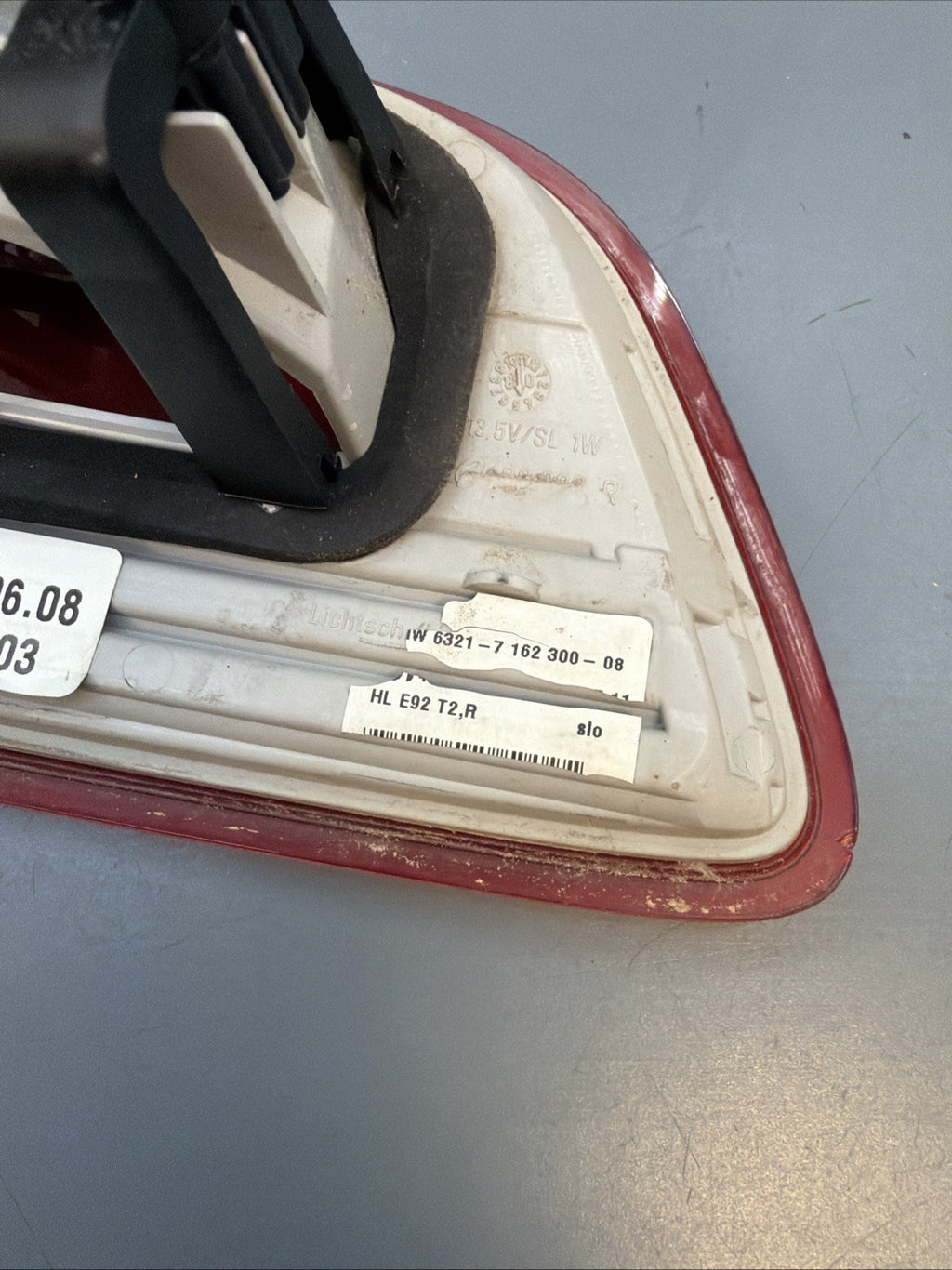 07-10 BMW E92 Coupe Pre Lci Left Inner & Right Inner Tail Lights 7162300 7162299