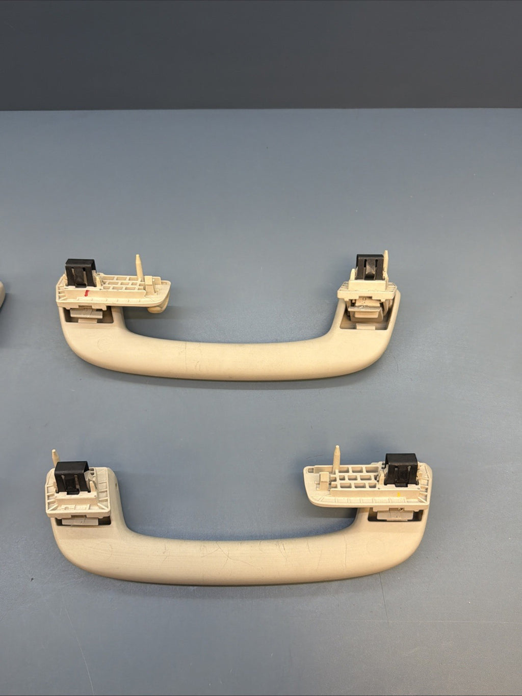 2011-2016 BMW 535I 550I F10 ROOF GRAB HANDLE SET OF 4  TAN BEIGE OEM 9171224
