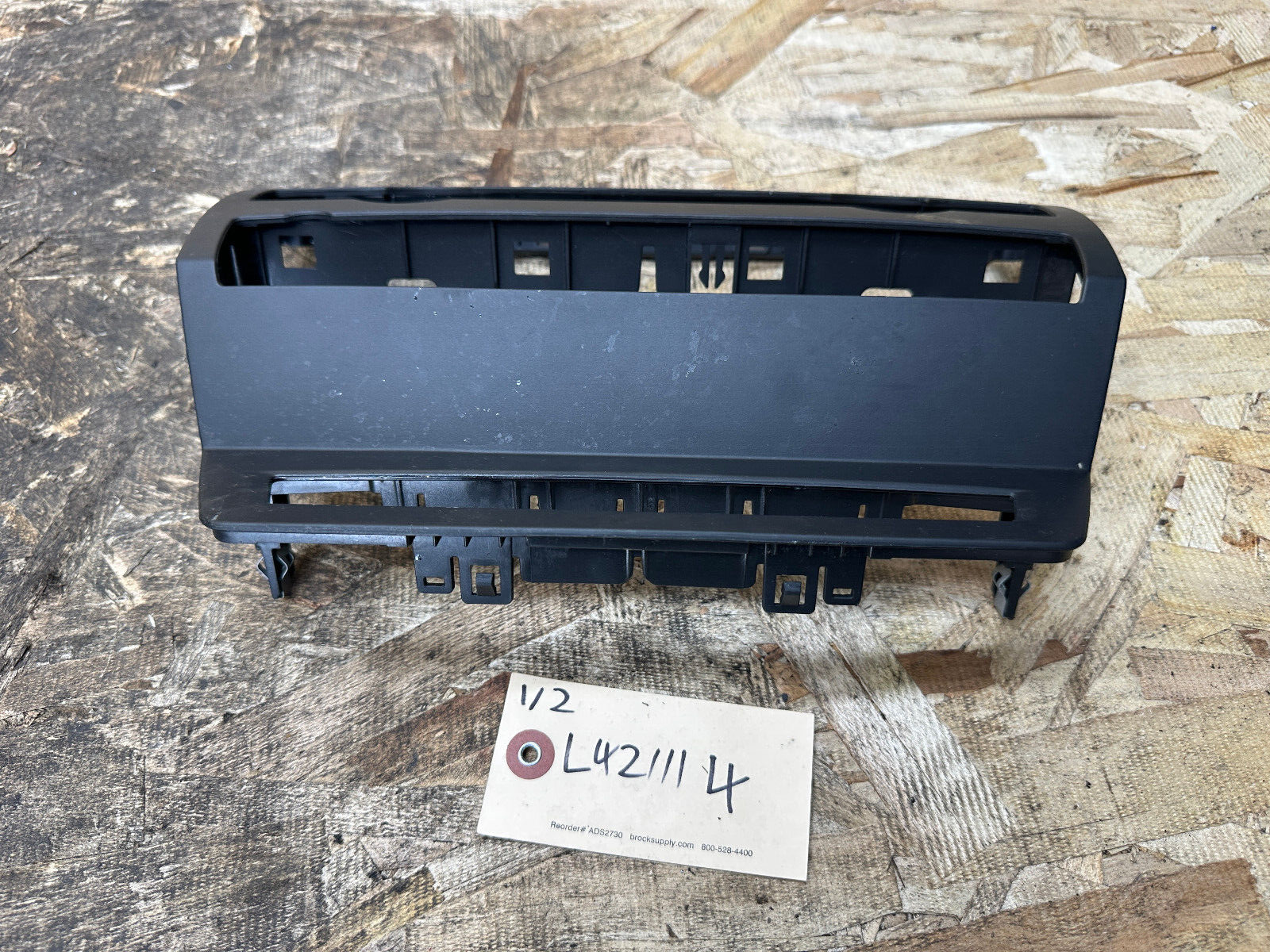 BMW 2006-2013 E70 E71 X5 X6 BLACK DASH CLIMATE CONTROL TRIM PANEL OEM 7161797