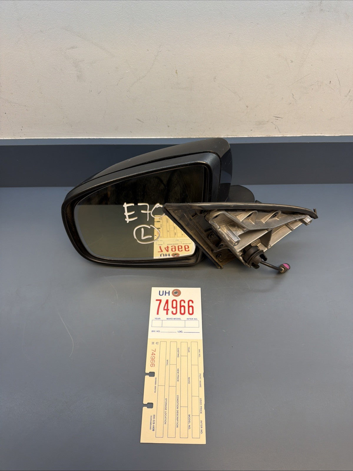 2007-2013 BMW E70 X5 Left Driver Side View Mirror Assembly Black OEM