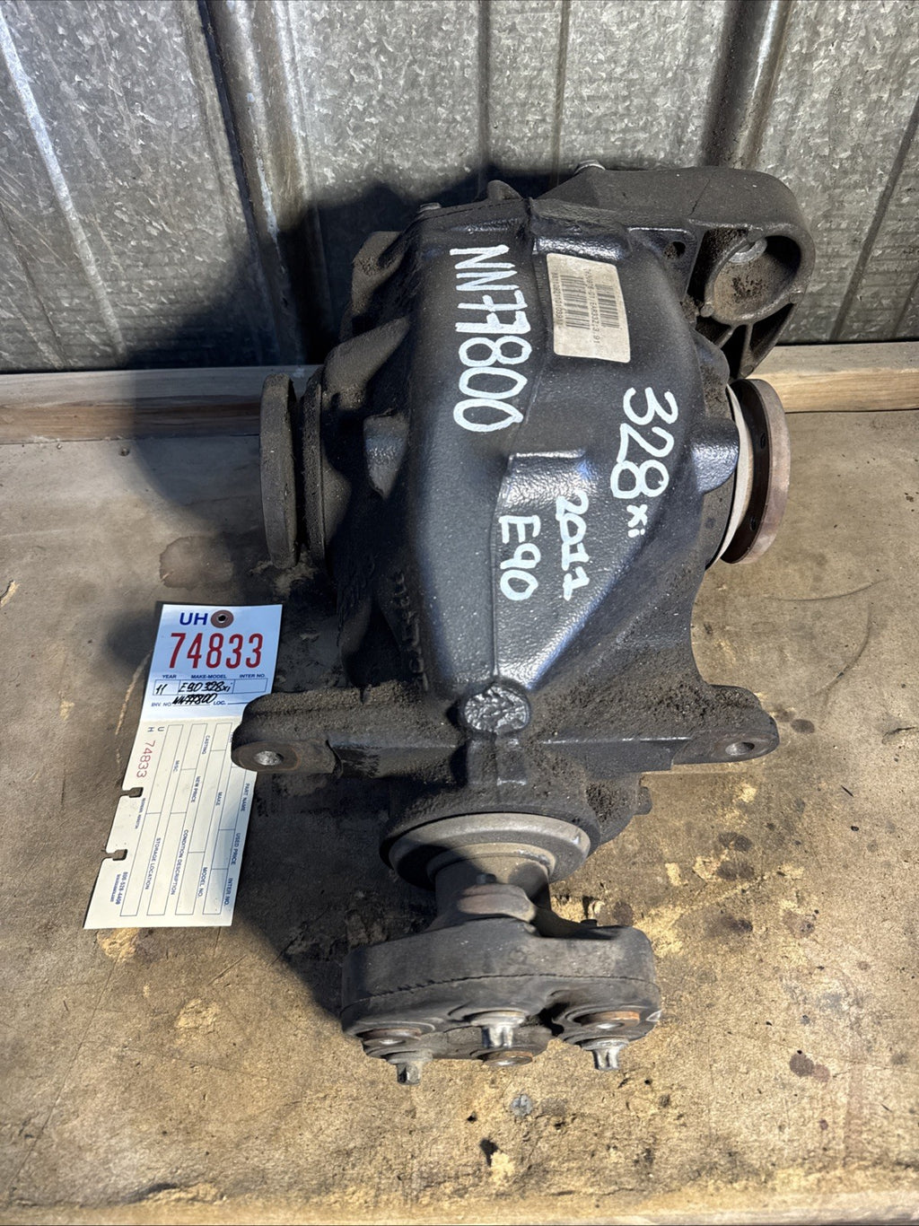 BMW REAR DIFFERENTIAL E90 SERIES 328Xi AUTOMATIC FINAL DRIVE 3.91 7620976