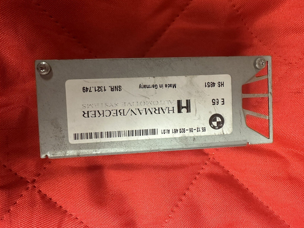 04-10 BMW 528i 535i 550i HARMAN BECKER AUDIO SOUND AMPLIFIER AMP  OEM 6920461