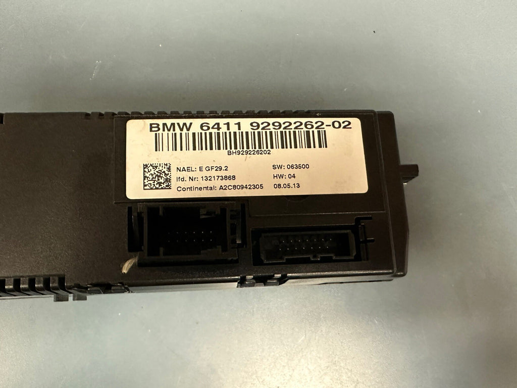 2012-2015 BMW X1 E84 A/C HEAT CLIMATE CONTROL PANEL OEM 9292262