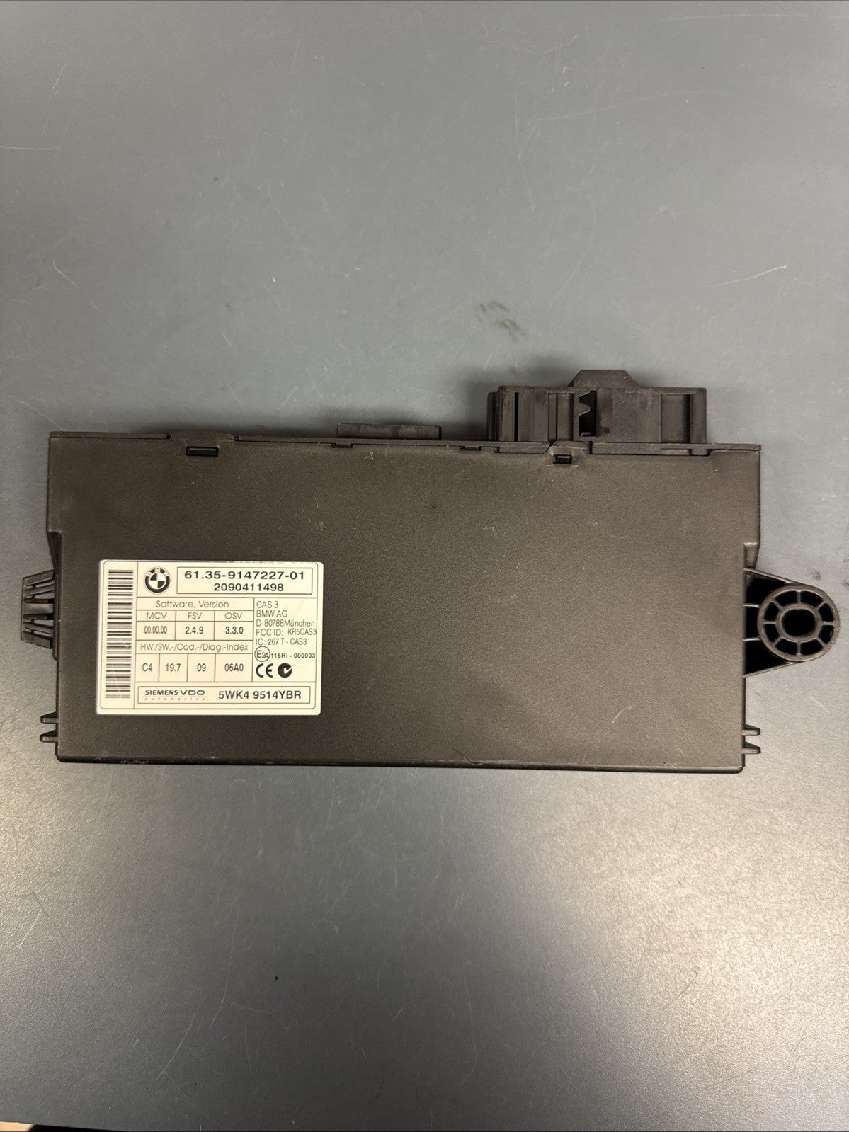 MSD81 07-10 BMW E90 E92 E93 N54 E60 535i 135i ENGINE ECU DME CAS KEY