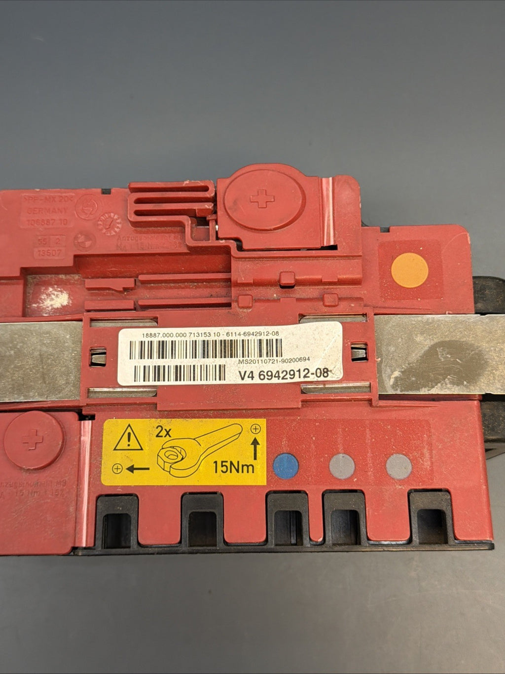 BMW 1 3 SERIES X1 328i 335i 128i 135i Battery Power Distribution Box 6942912