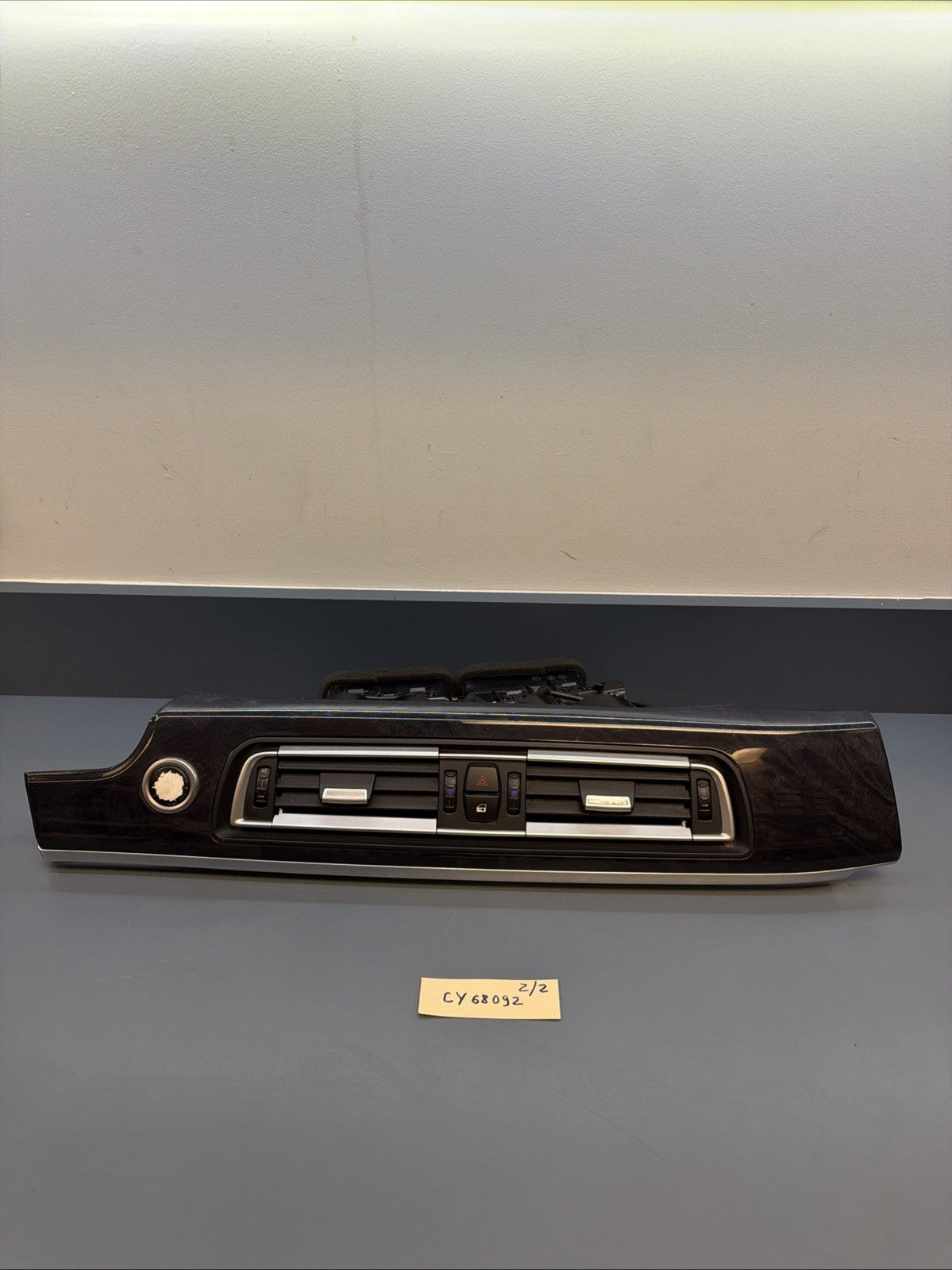2009-2015 BMW 7 Series F01 Grille Air Vent Heater Hazard Dashboard 911585905 OEM