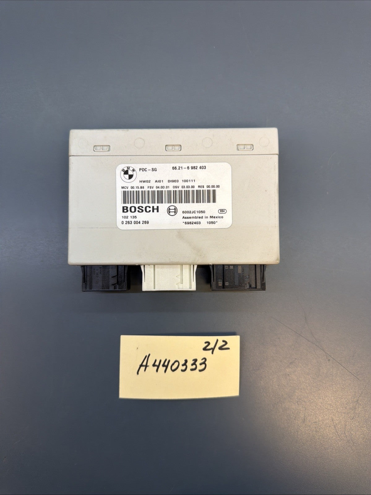 07-11 BMW E90 E91 E92 E93 335d PDC Parking Distance Control Module 6982403 OEM