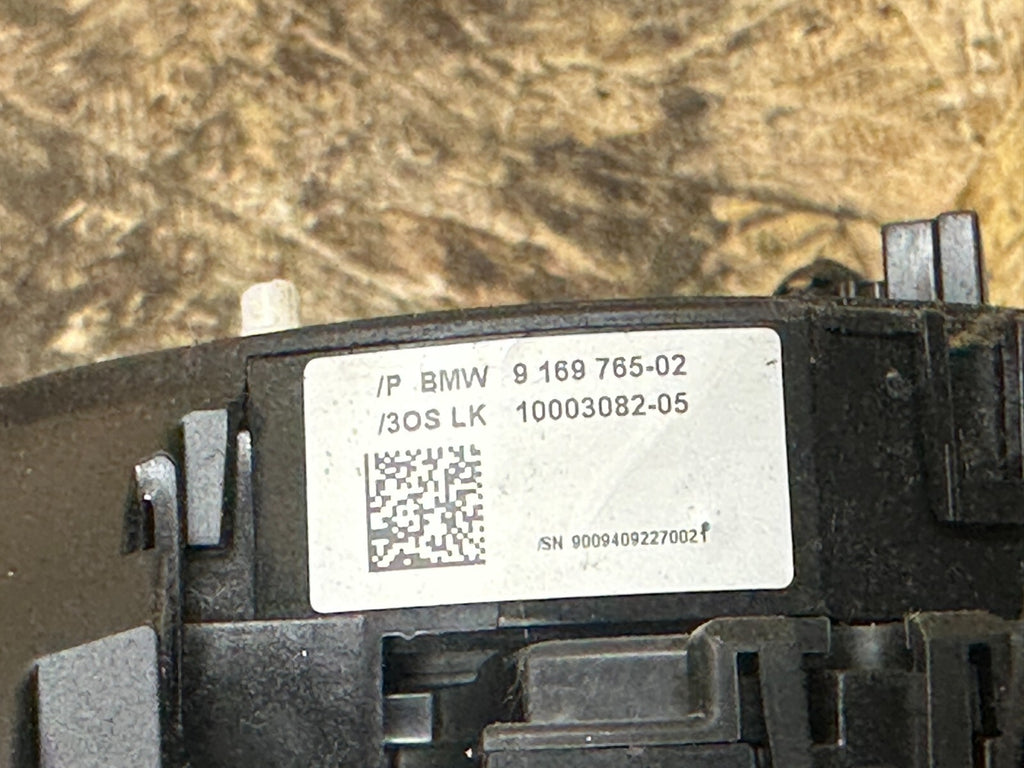 BMW 06-12 E90 STEERING COLUMN SWITCH MODULE COMPLETE W CLOCK SPRING OEM 9169755