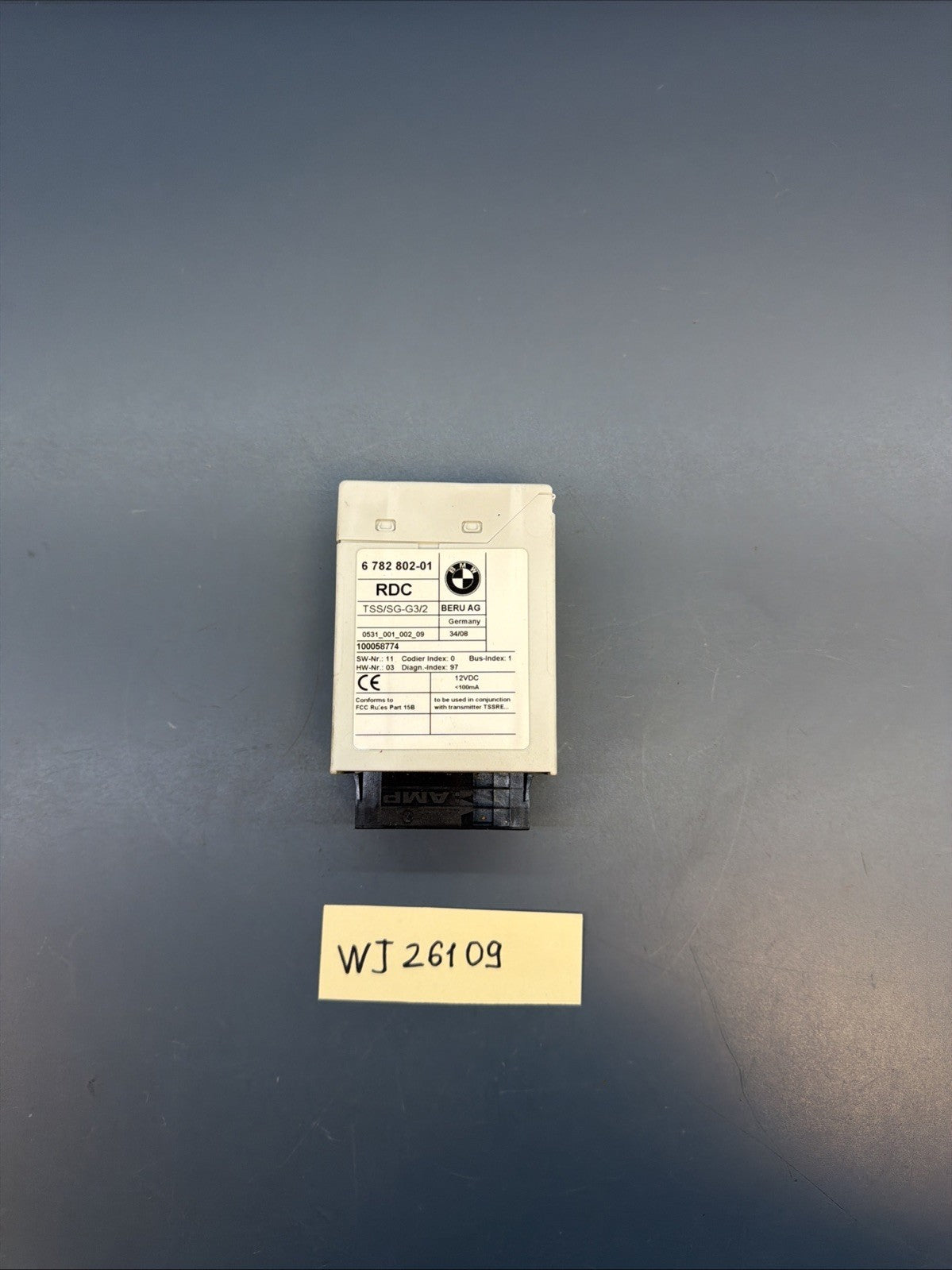 2006 - 2010 BMW X3 E83 TIRE PRESSURE CONTROL MODULE 6782802 OEM